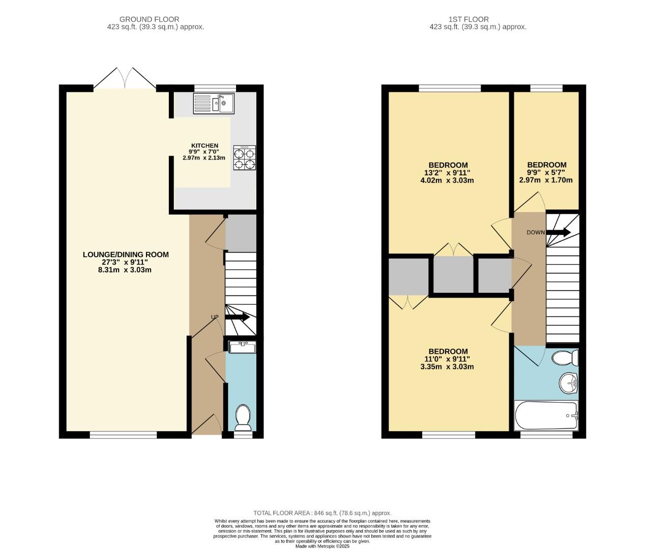 50, Chiltern Gardens, Leighton Buzzard floorplan