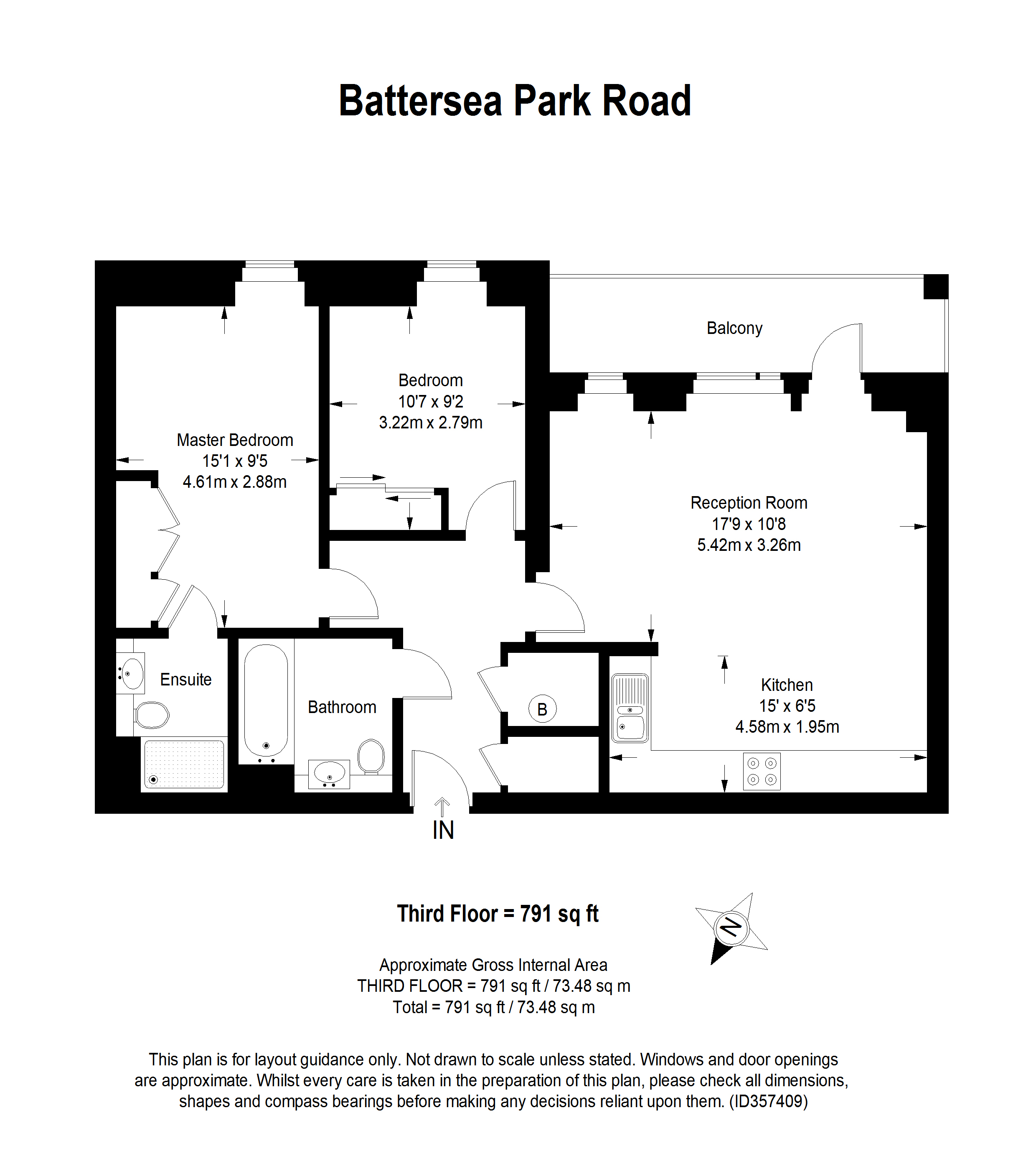 2 Bedrooms Flat for sale in Battersea Park Road, London SW11