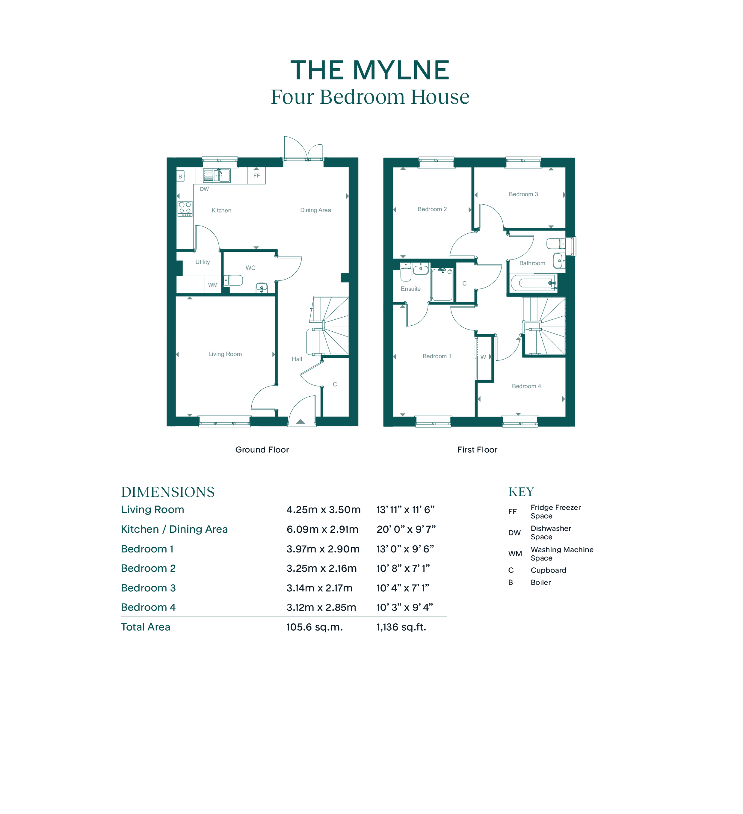 7 holly close - Mylne, Leaf Living at Western Gate, Northampton, NN7, Northampton floorplan