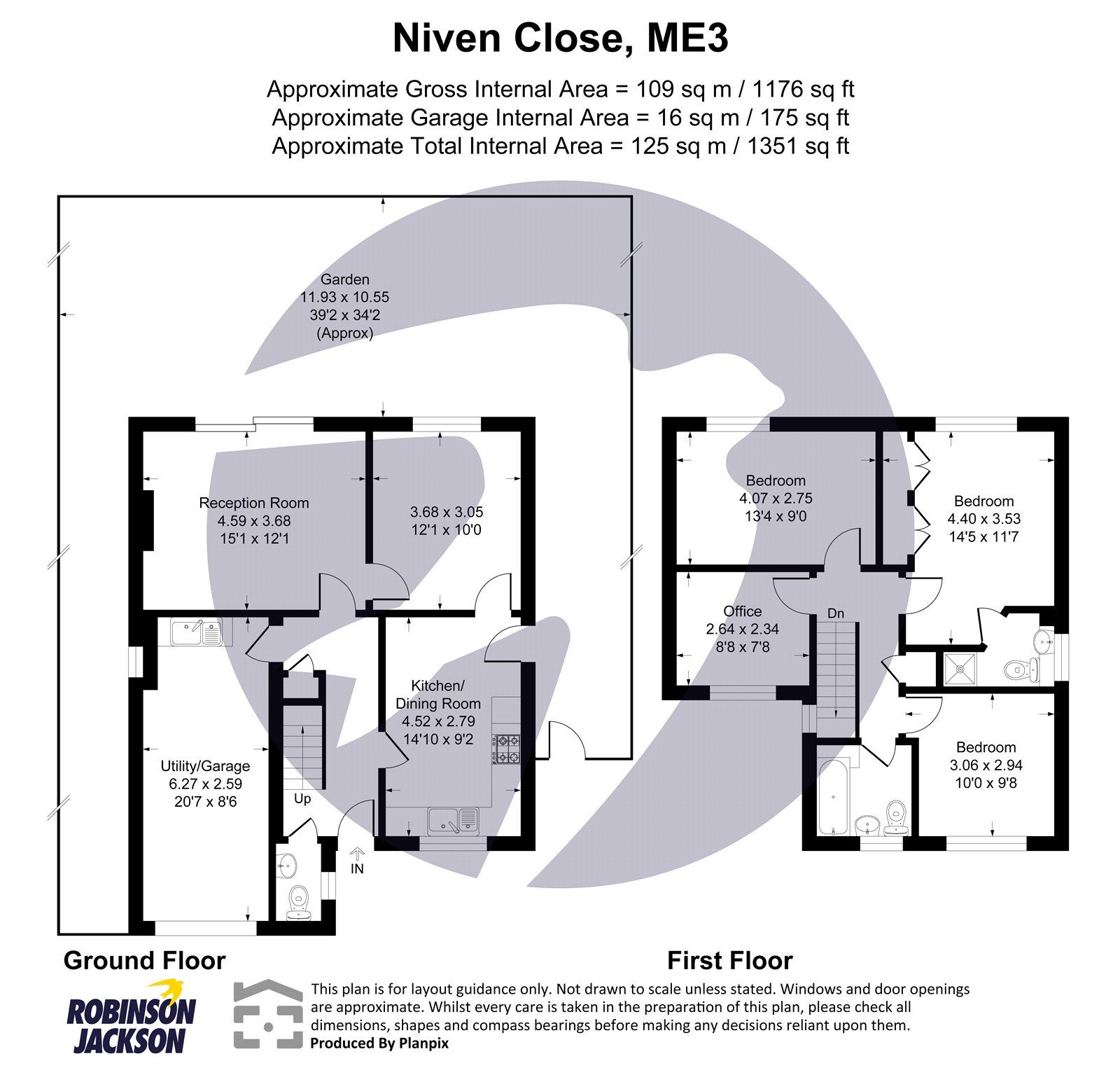 2, Niven Close, Rochester floorplan