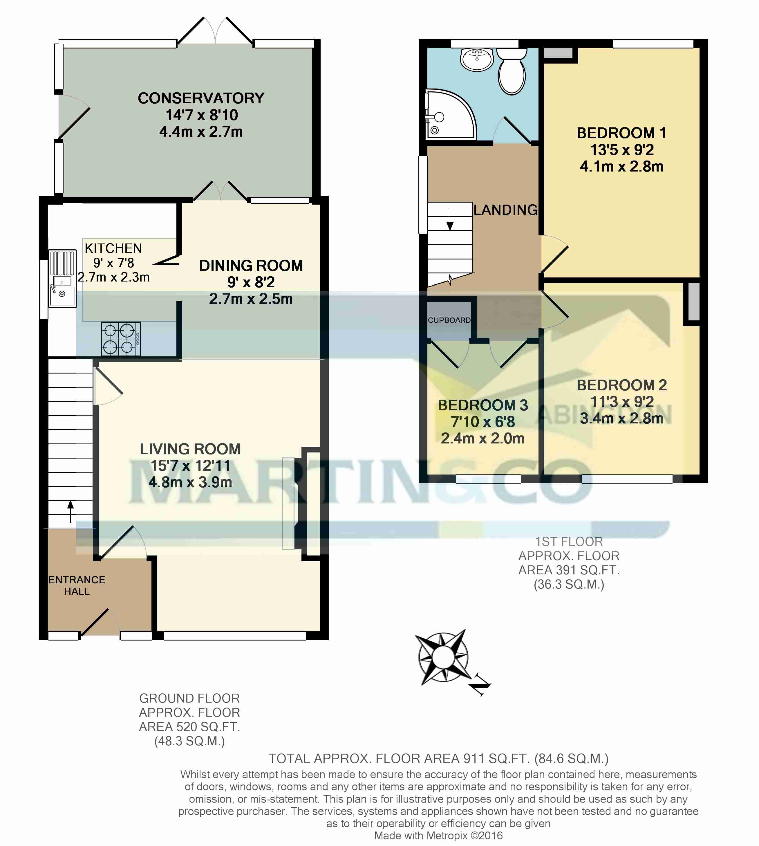 3 Bedrooms End terrace house to rent in River Close, Abingdon OX14