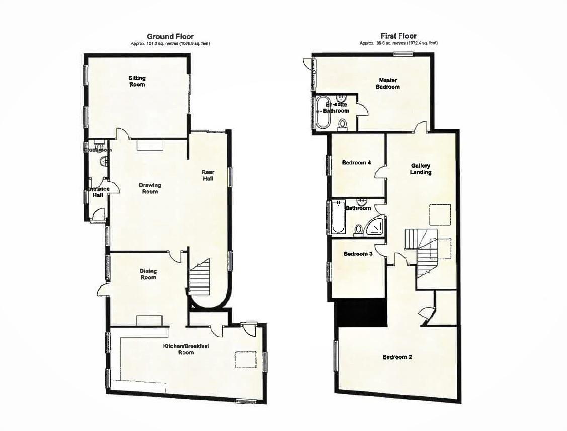 Chapel House, Llancarfan Barry floorplan