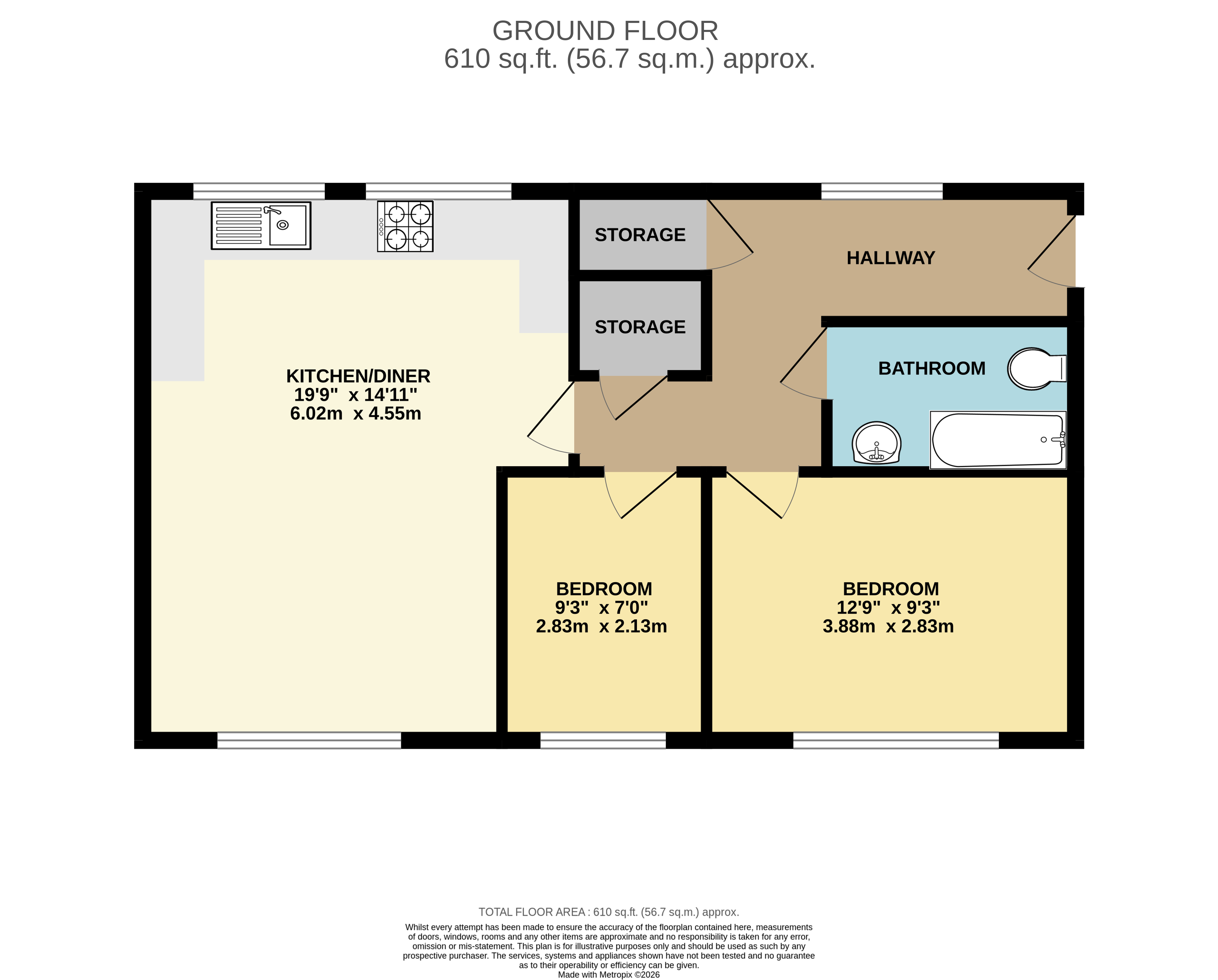 55, Sheaves Park, Bristol floorplan