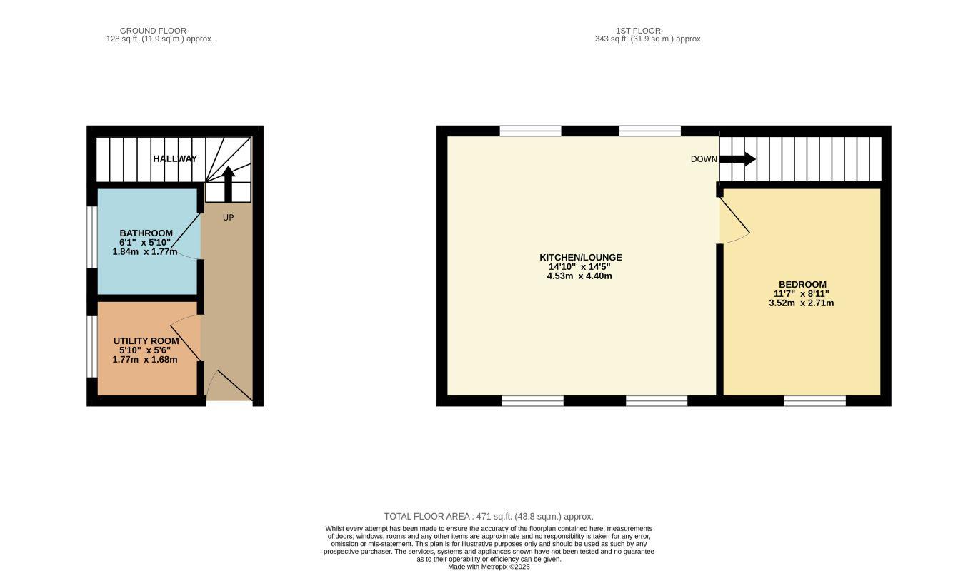 5, Tolson Walk, Rotherham floorplan