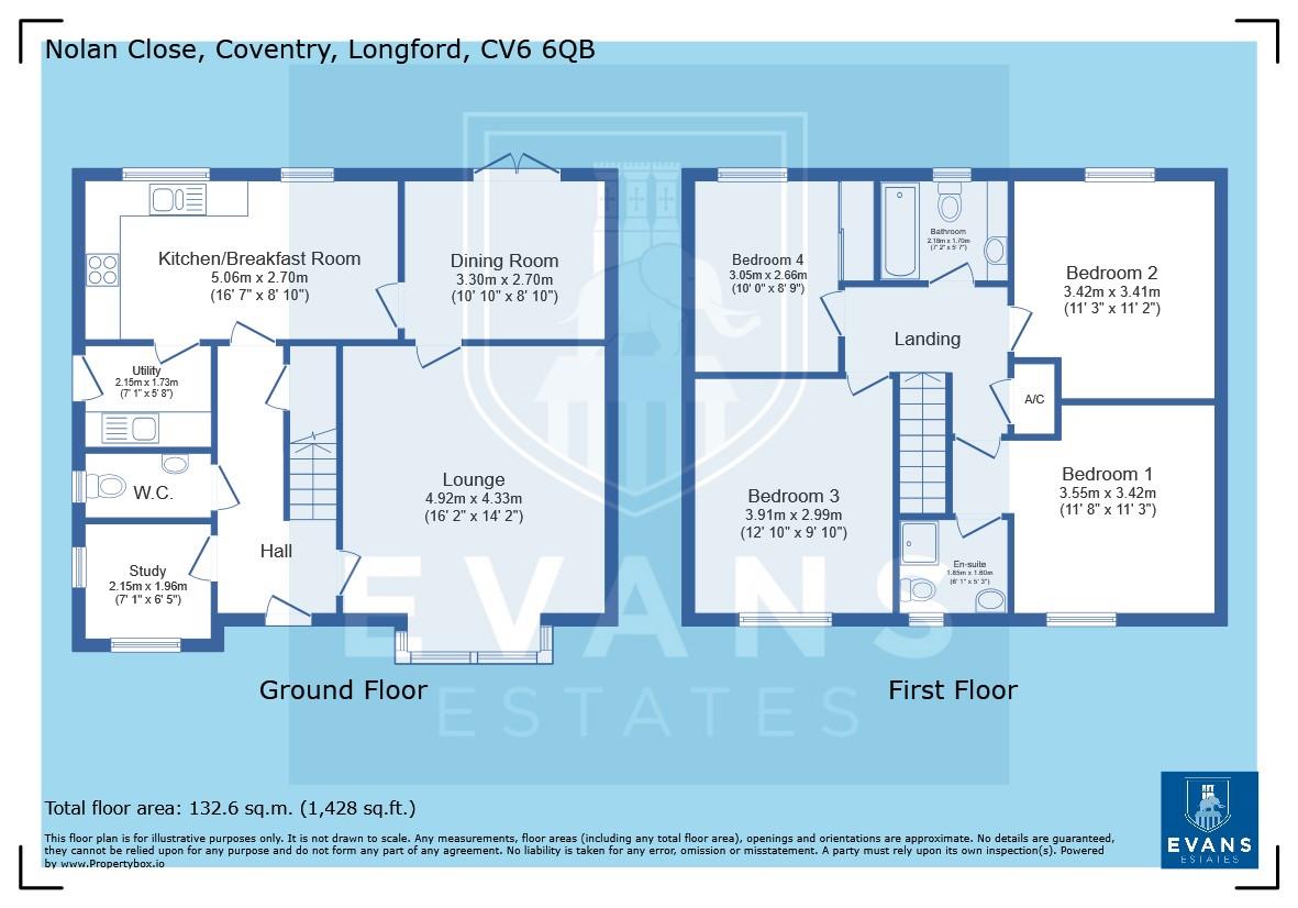 14, Nolan Close, Coventry floorplan