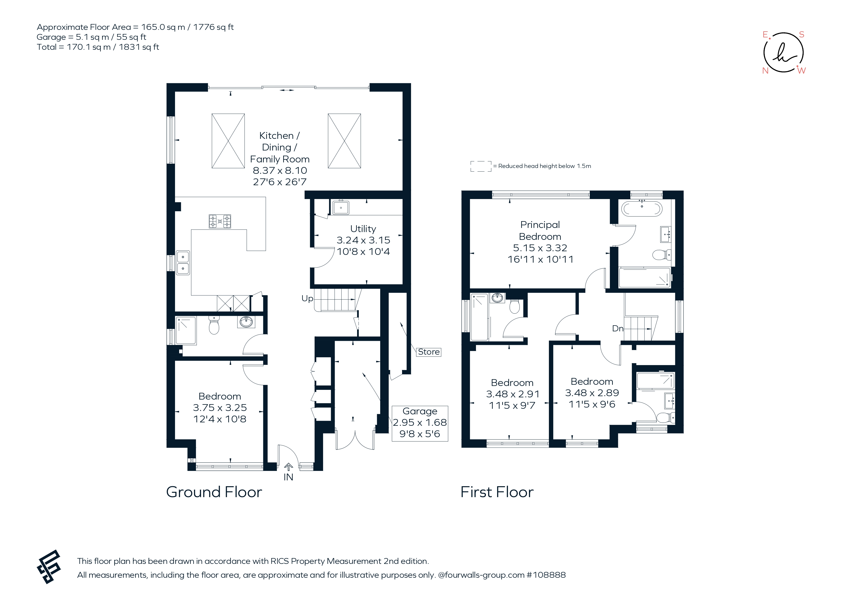 1, Marlin Court, Marlow floorplan