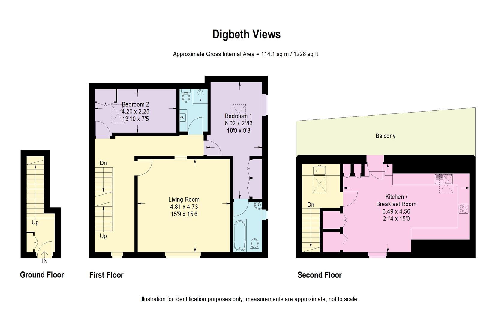 2 bed flat for sale in Digbeth Street, Stow On The Wold