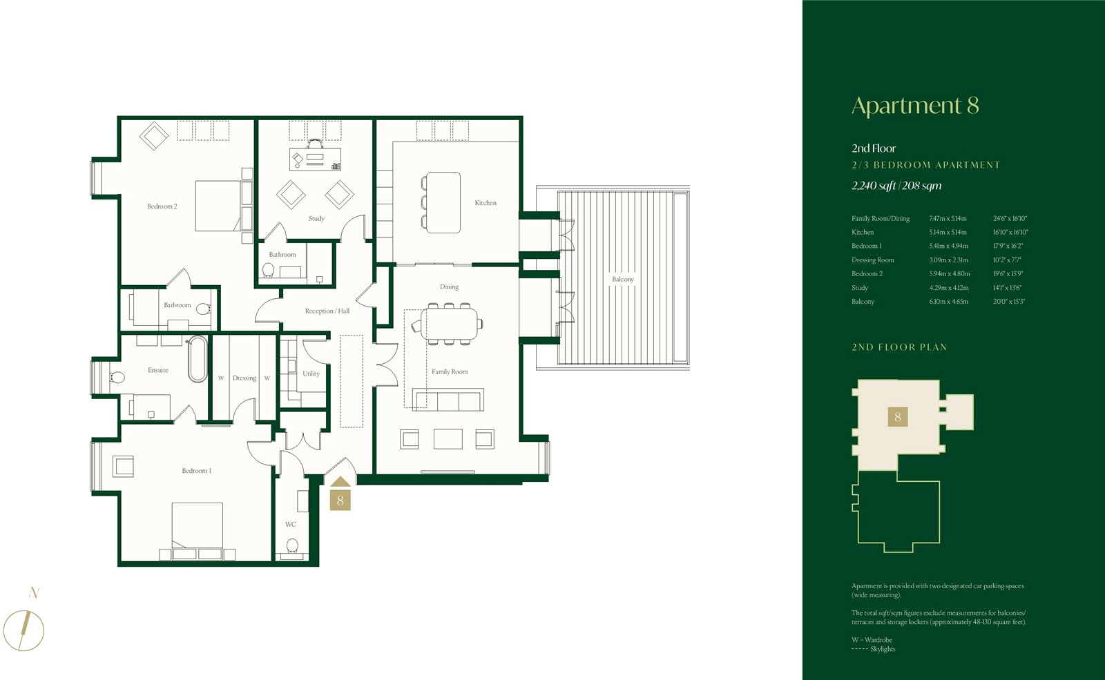 Flat 8,, Wildacre, Northwood floorplan