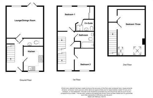 3 Bedrooms Town house to rent in Salmond Road, Acomb, York YO24