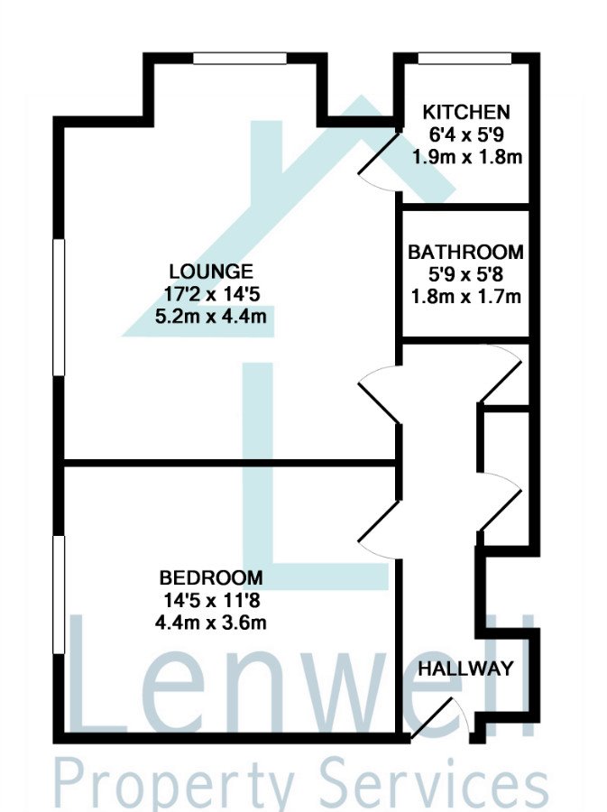 1 Bedrooms Flat to rent in Leafield, Luton LU3