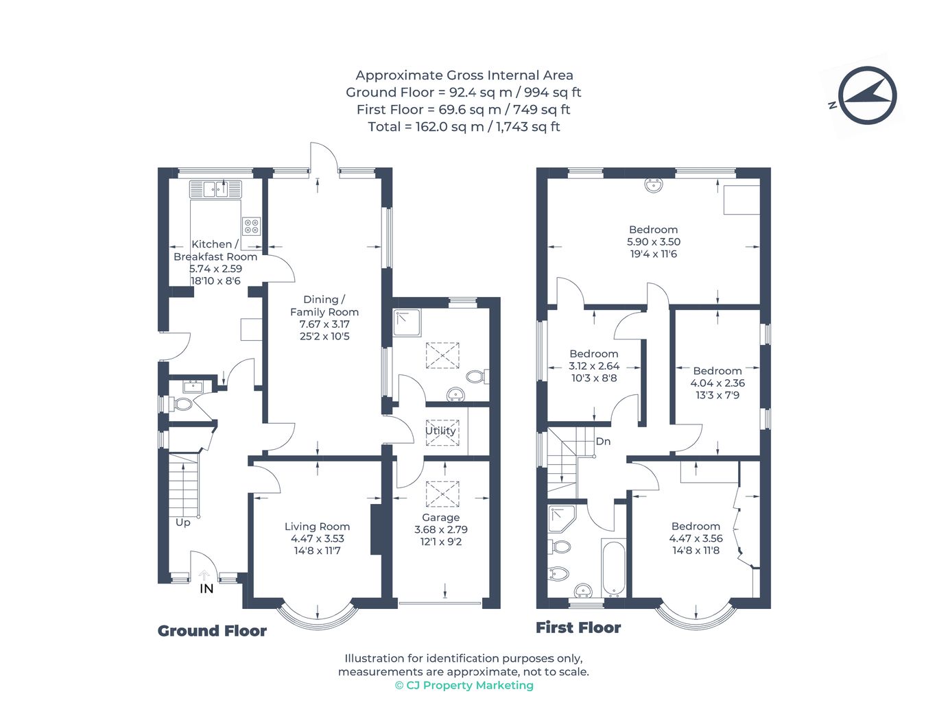 22, High View, Hitchin floorplan