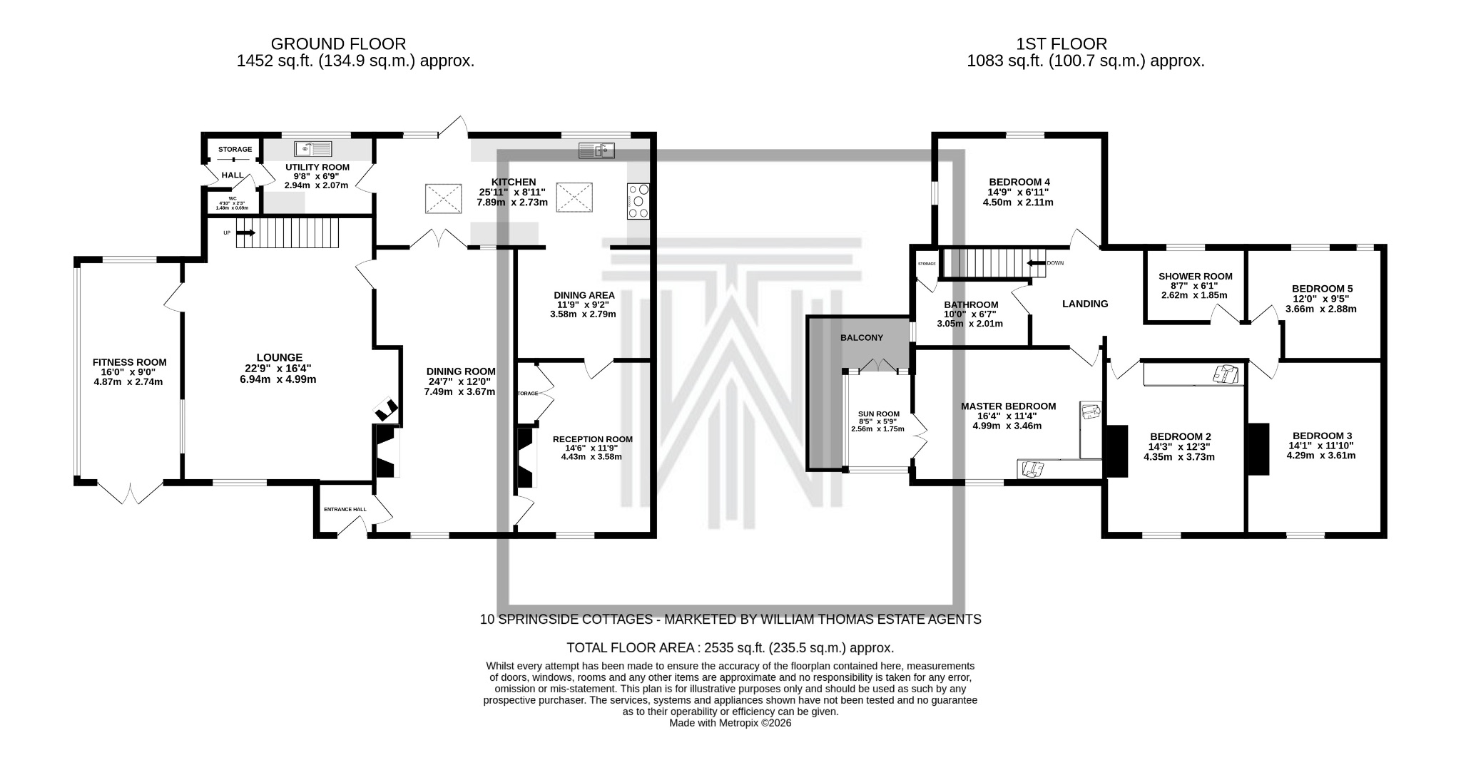 10 Springside Cottages, Belmont Road, Bolton floorplan
