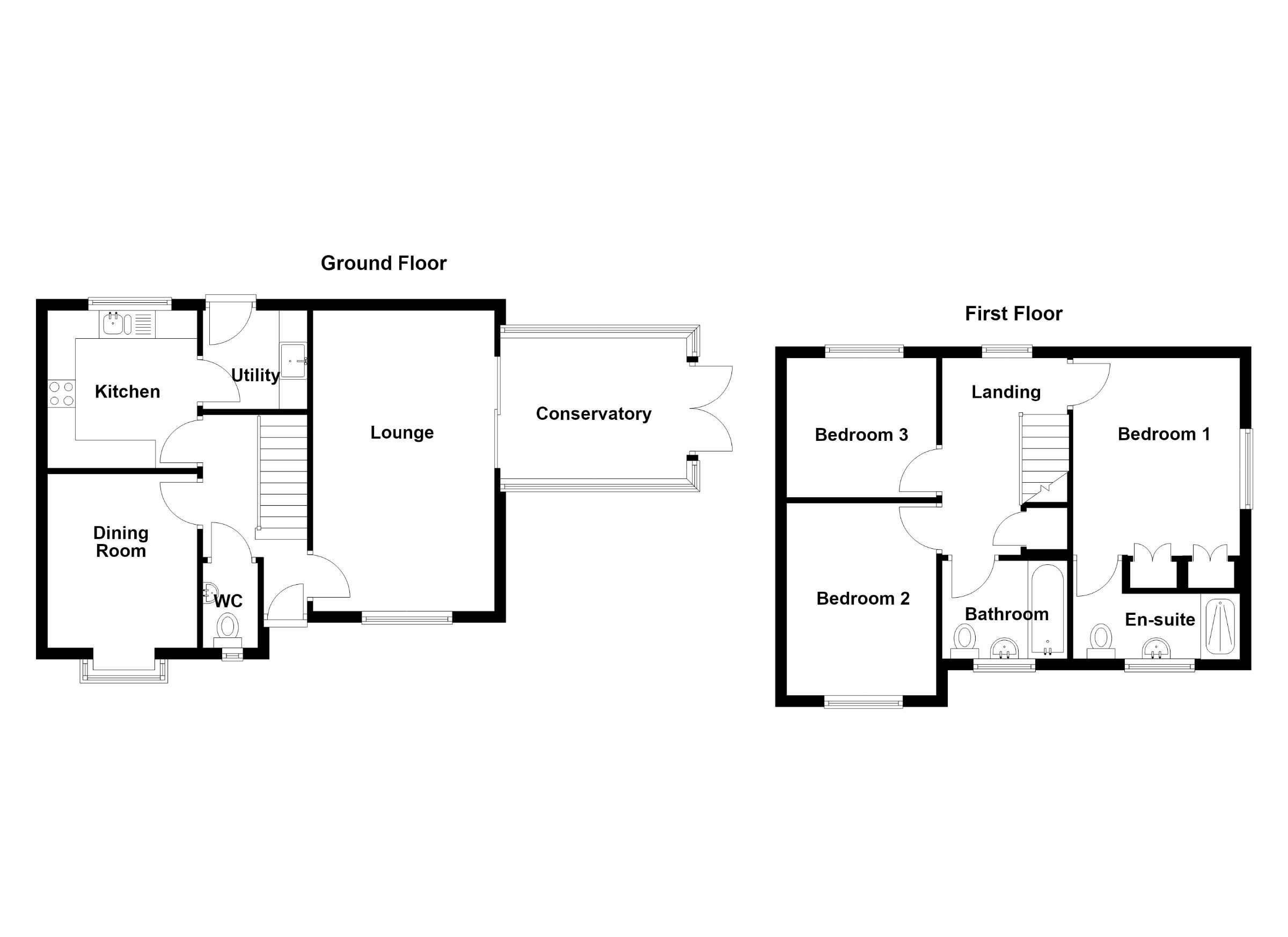 14 Saxon Heights, Morecambe floorplan