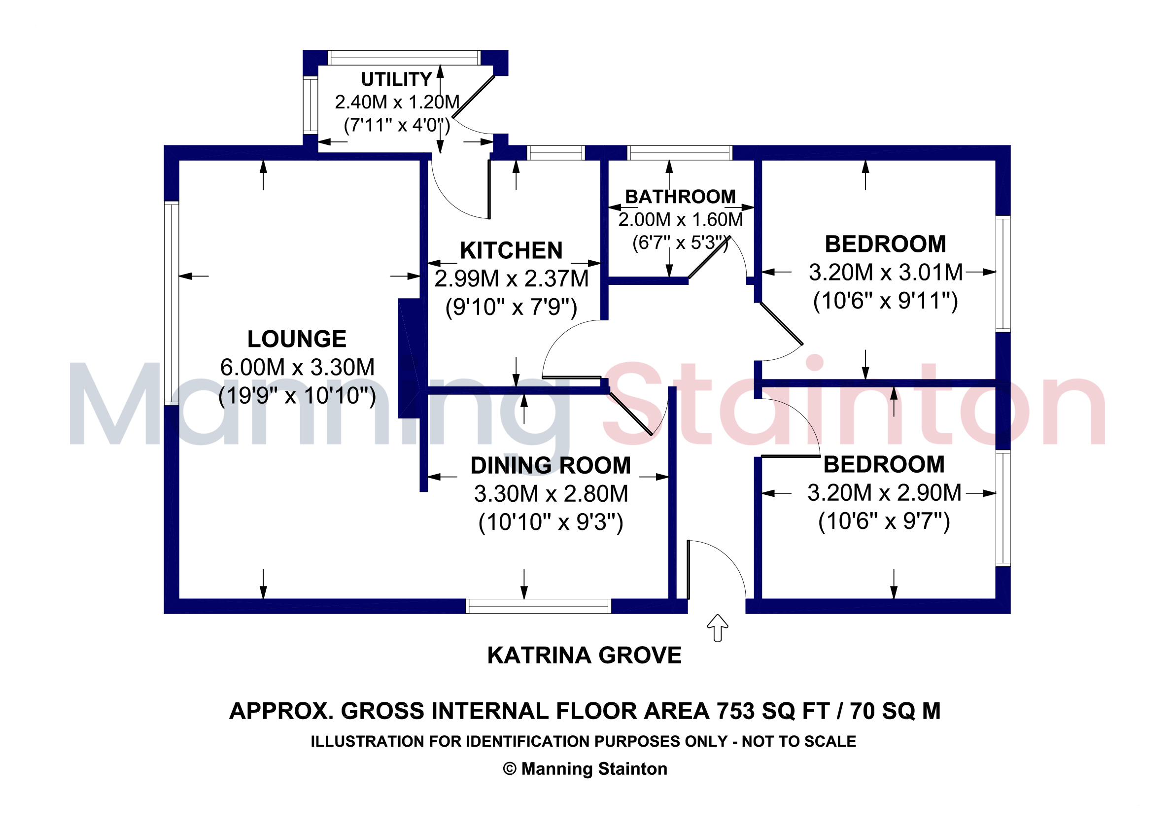 26, Katrina Grove, Pontefract floorplan