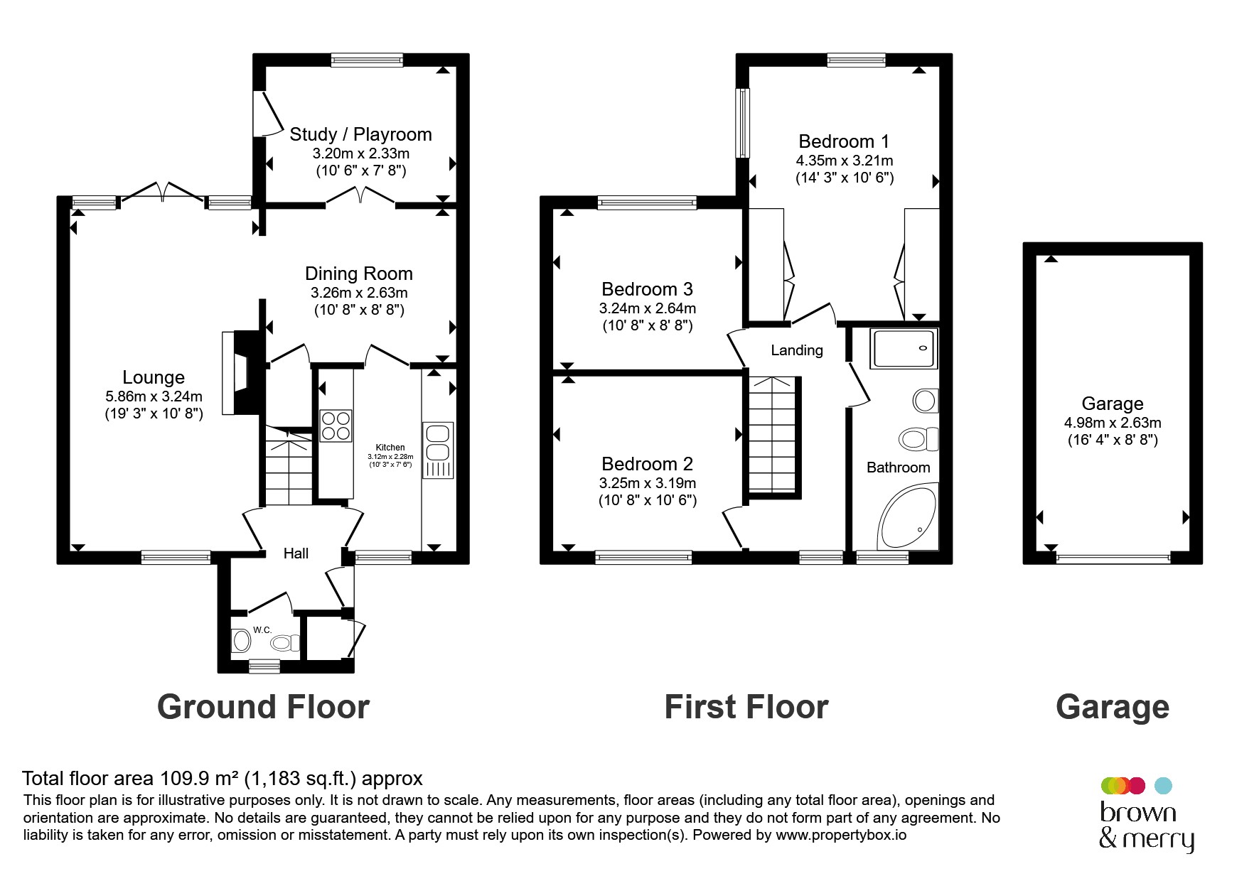 18, Danes Way, Leighton Buzzard floorplan