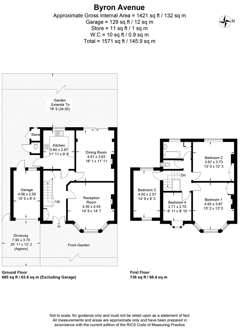 30, Byron Avenue, London floorplan