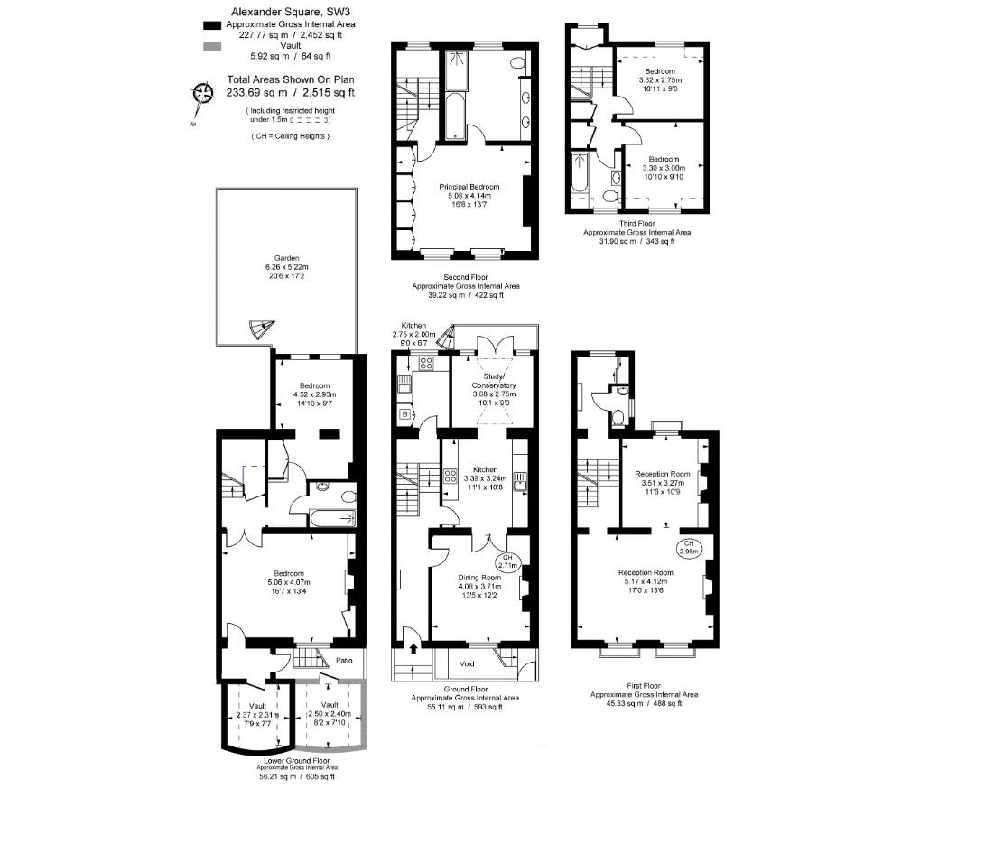 Alexander Square, London floorplan