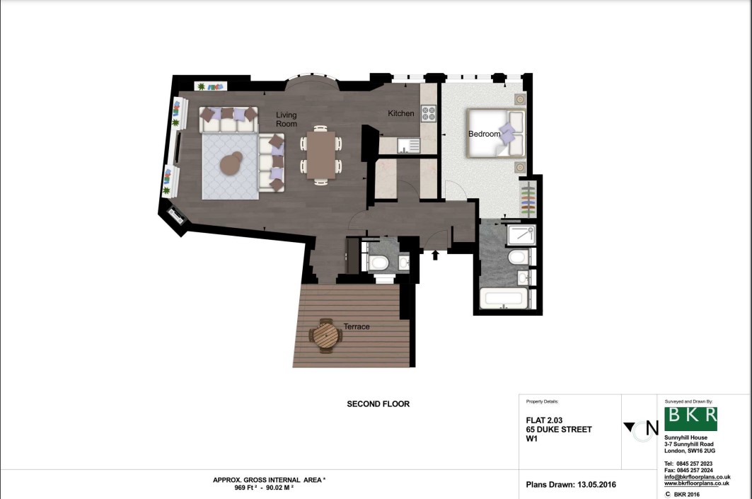 1.03, 65 Duke Street, Mayfair floorplan