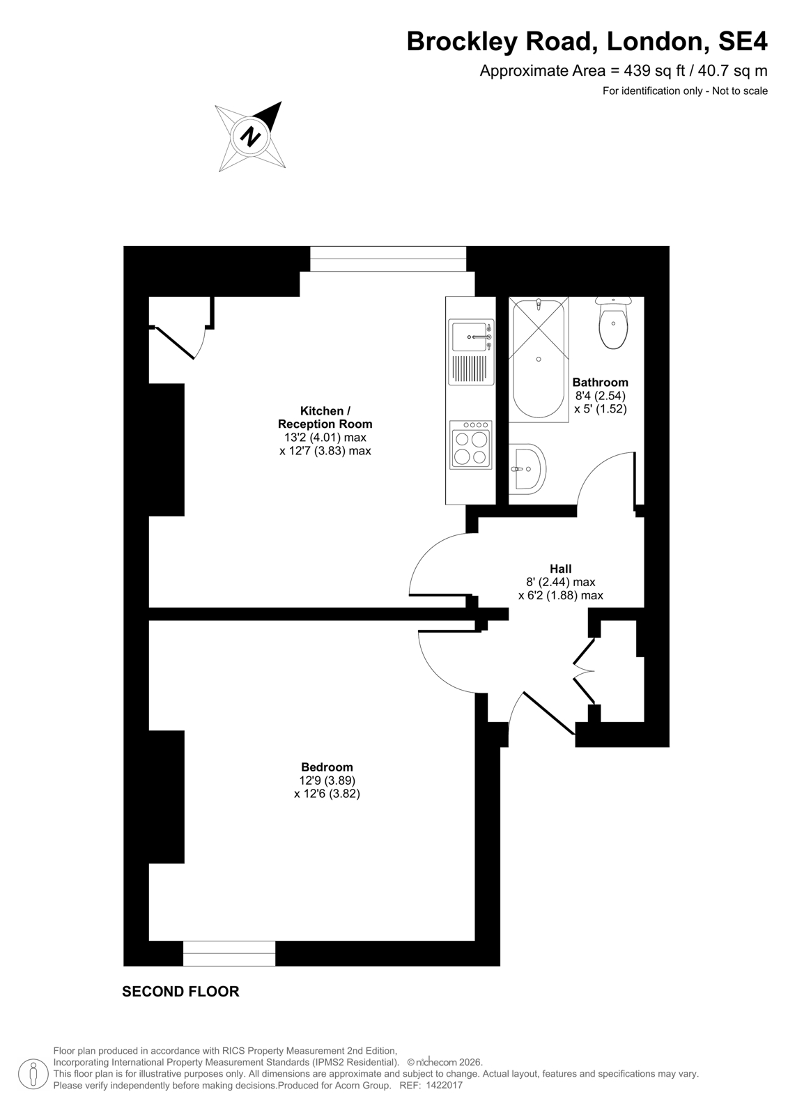 385b,, Brockley Road, London floorplan
