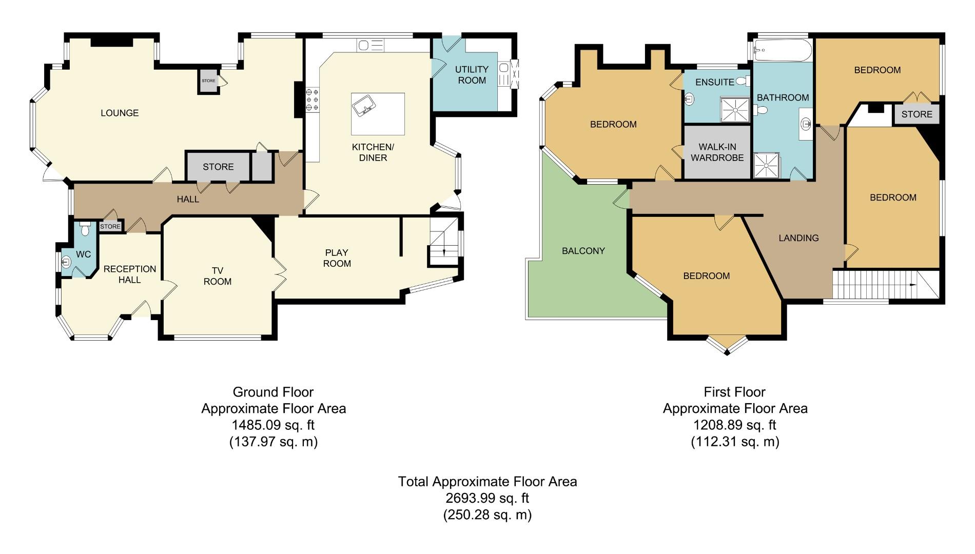 Oaklands, 1, Canewdon Road, Westcliff-On-Sea floorplan