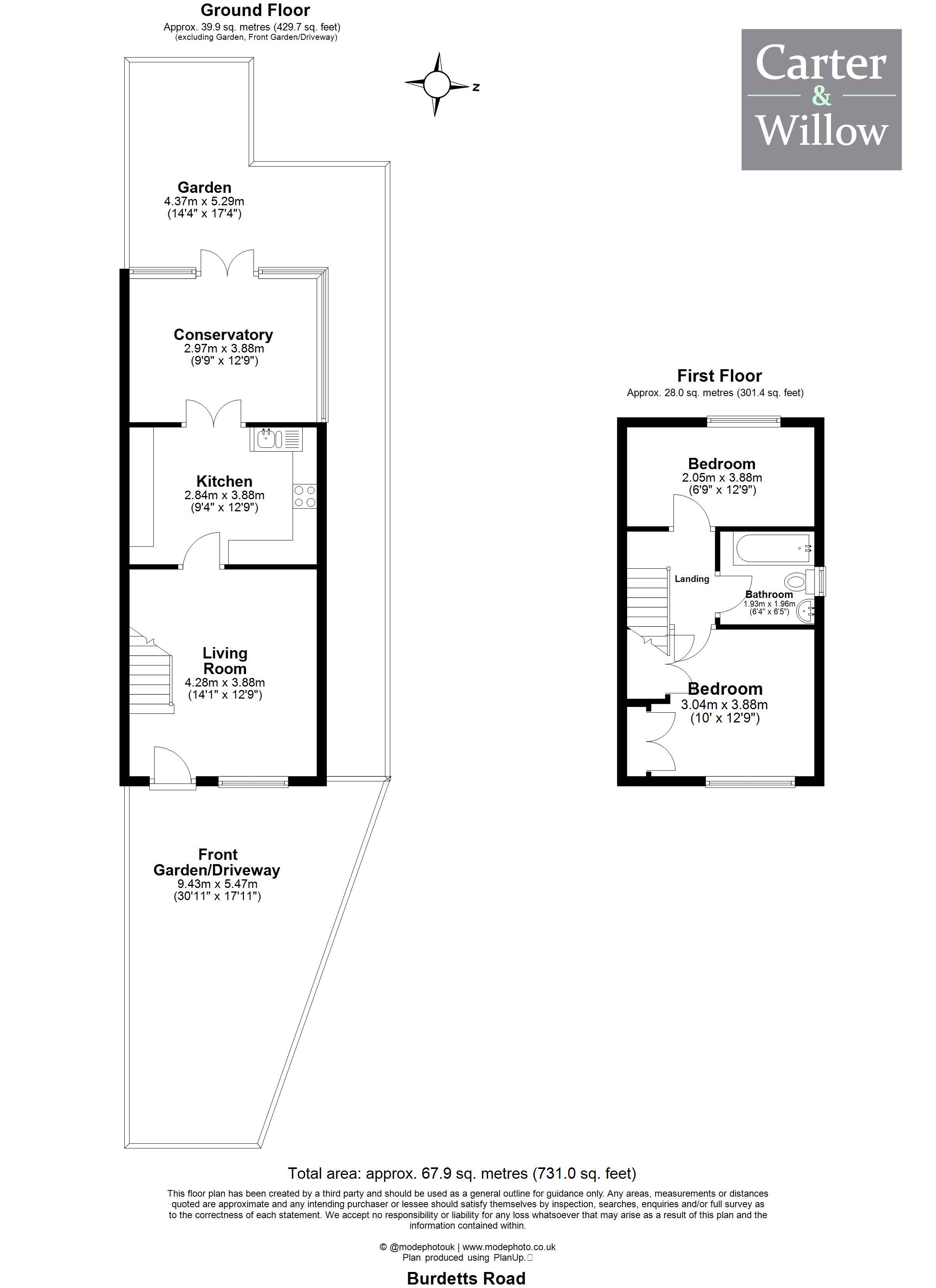 151, Burdetts Road, Dagenham floorplan