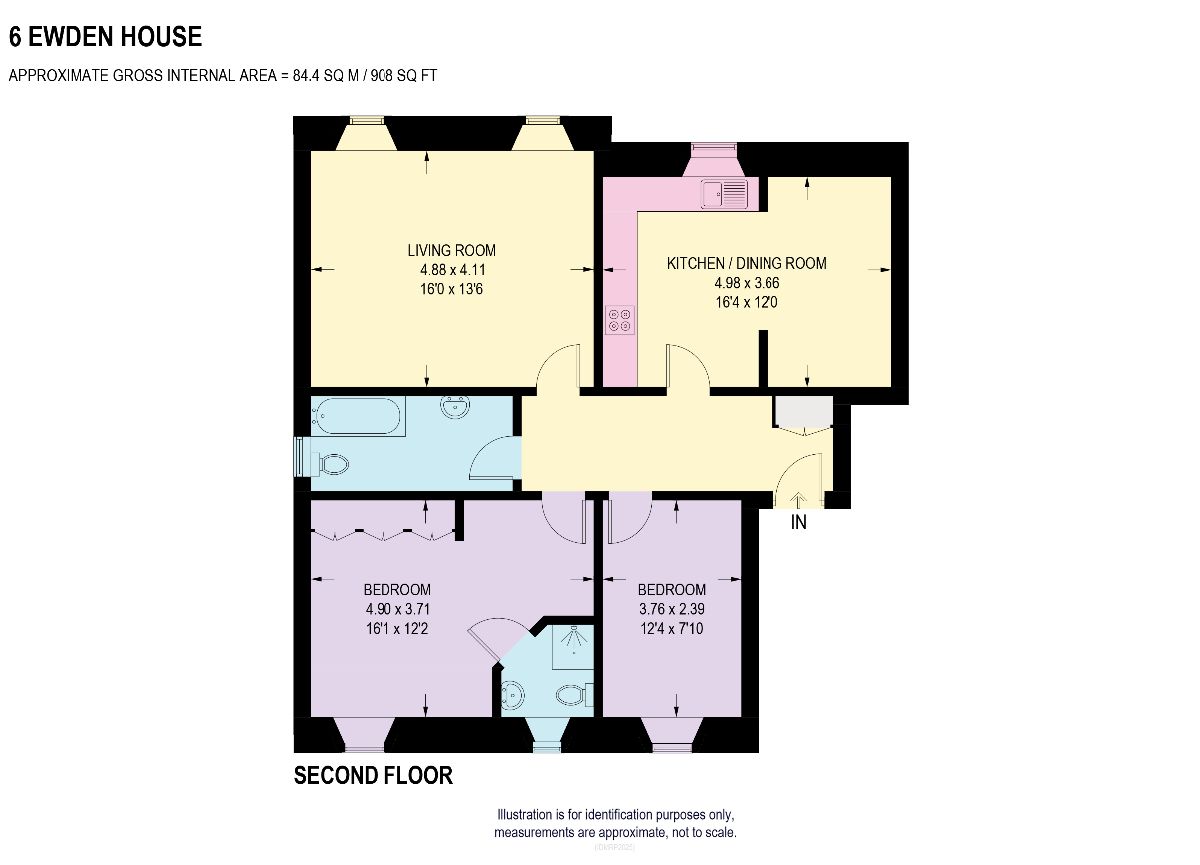 6 Ewden House, Sheffield floorplan