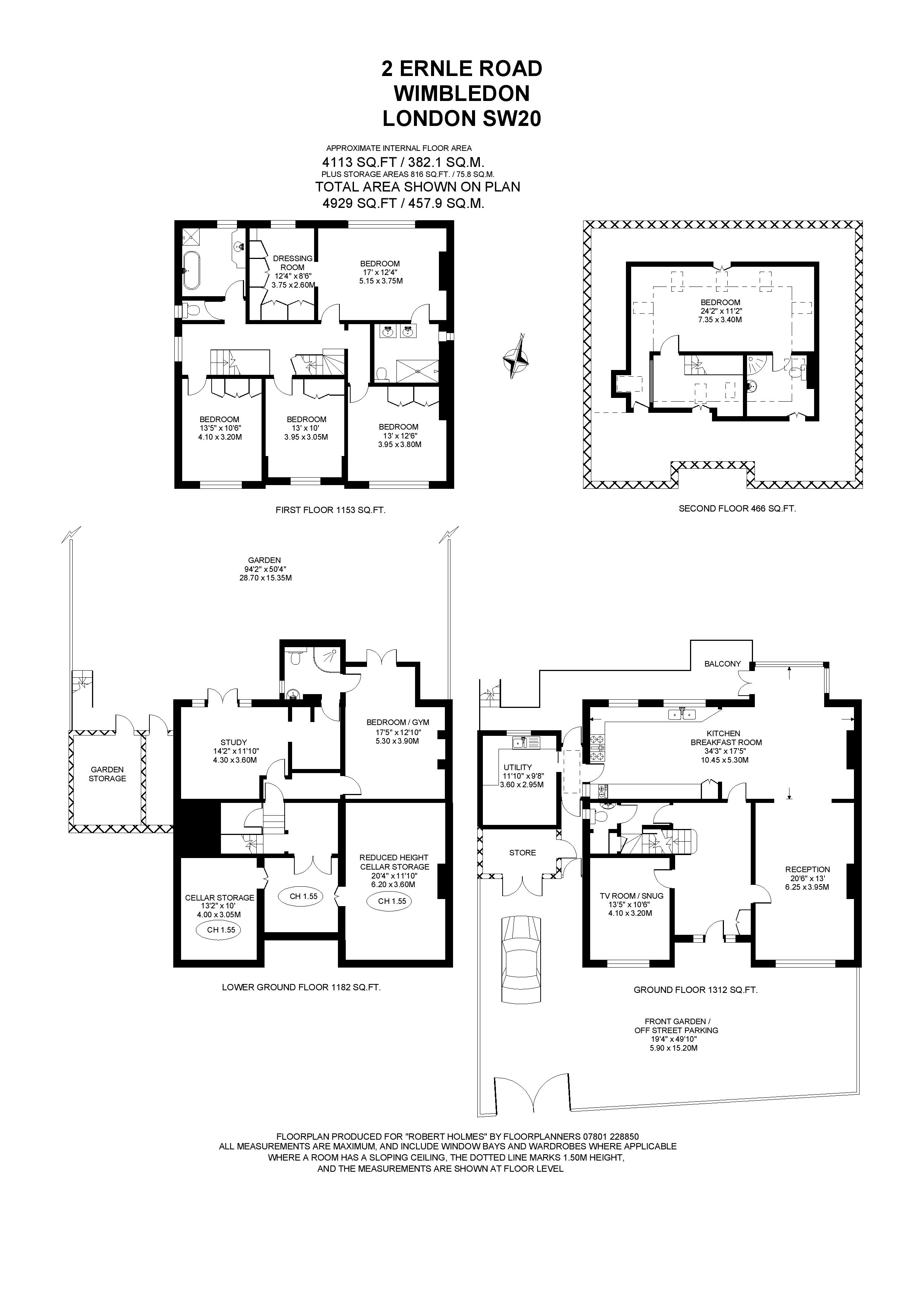 Ernle Road, Wimbledon, SW20 floorplan