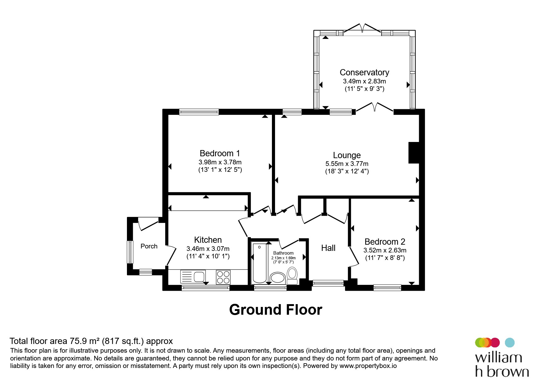 2, Blackthorn Close, Scunthorpe floorplan