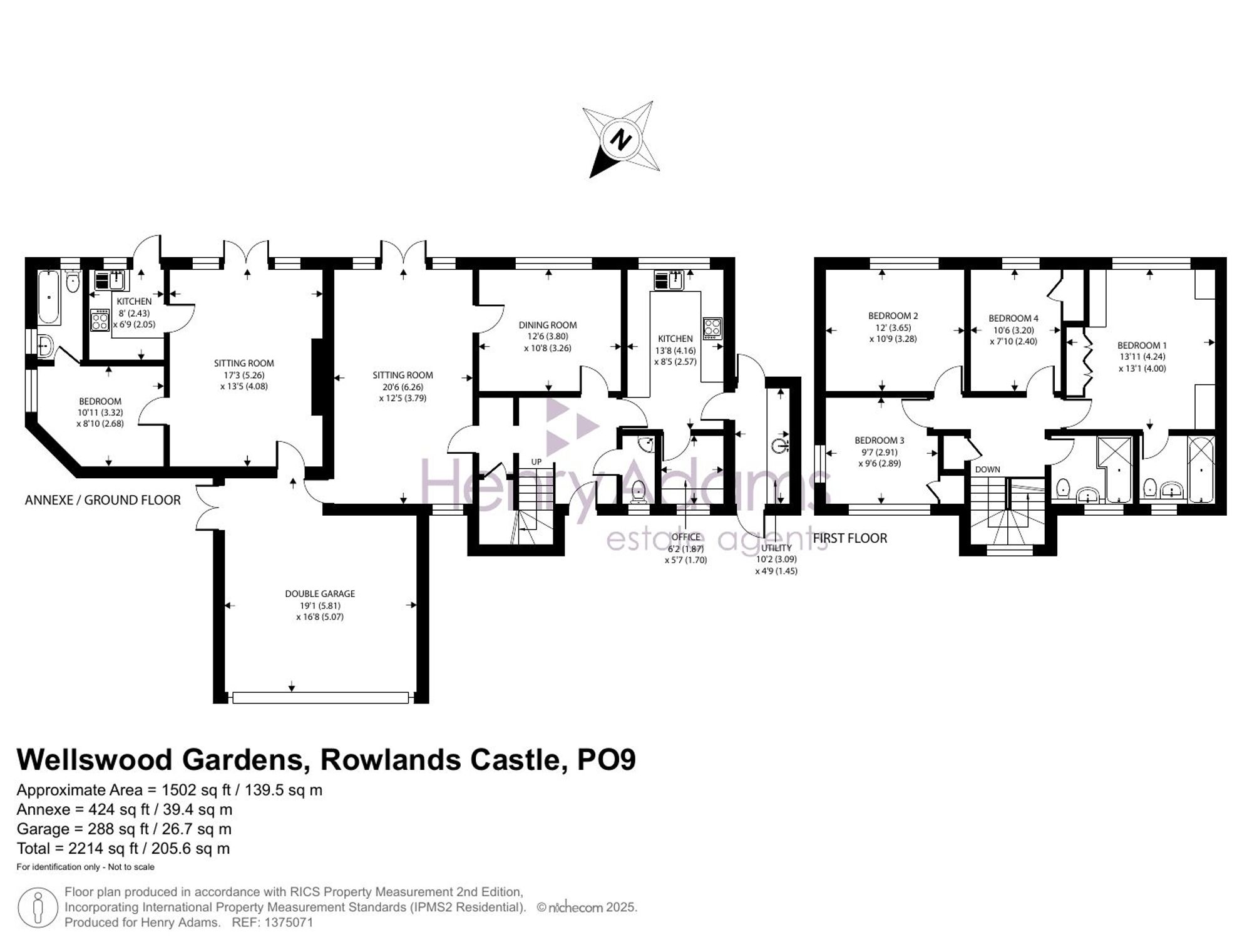 7 Wellswood Gardens, Rowland's Castle floorplan