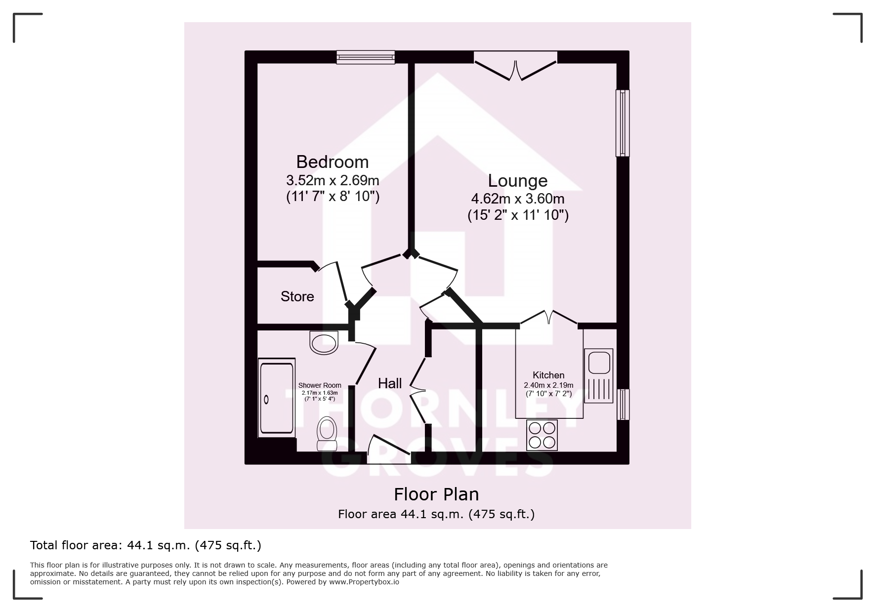 14, Wendover Court, Monton floorplan