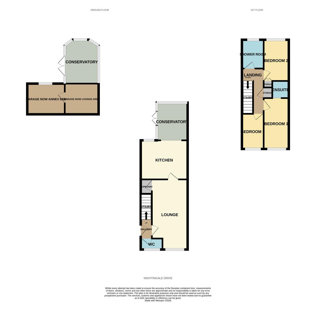 3, Nightingale Drive, Weymouth floorplan