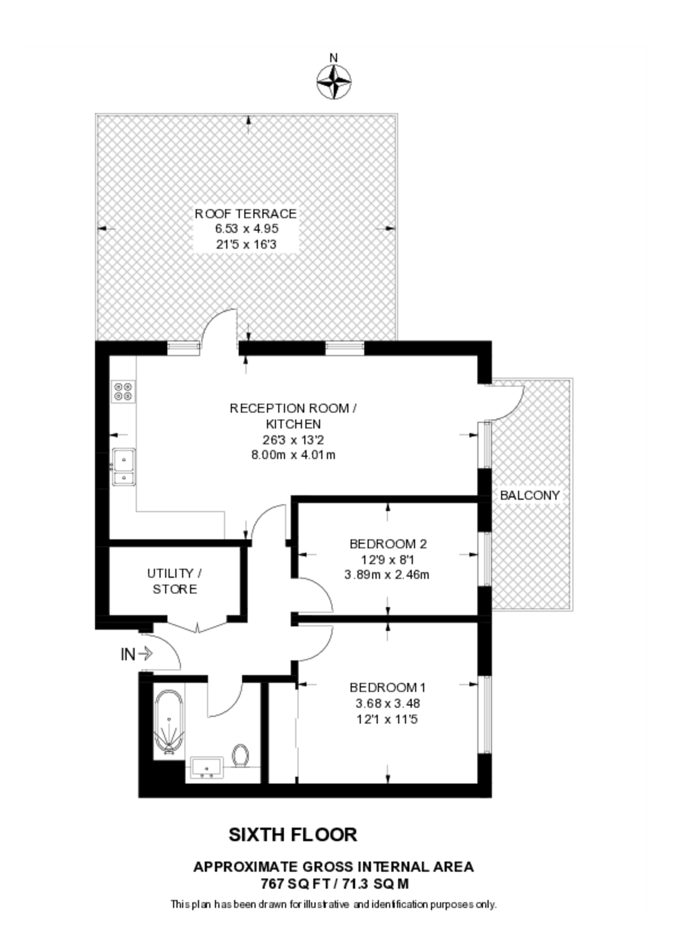 Pembrey Court,, Acton floorplan
