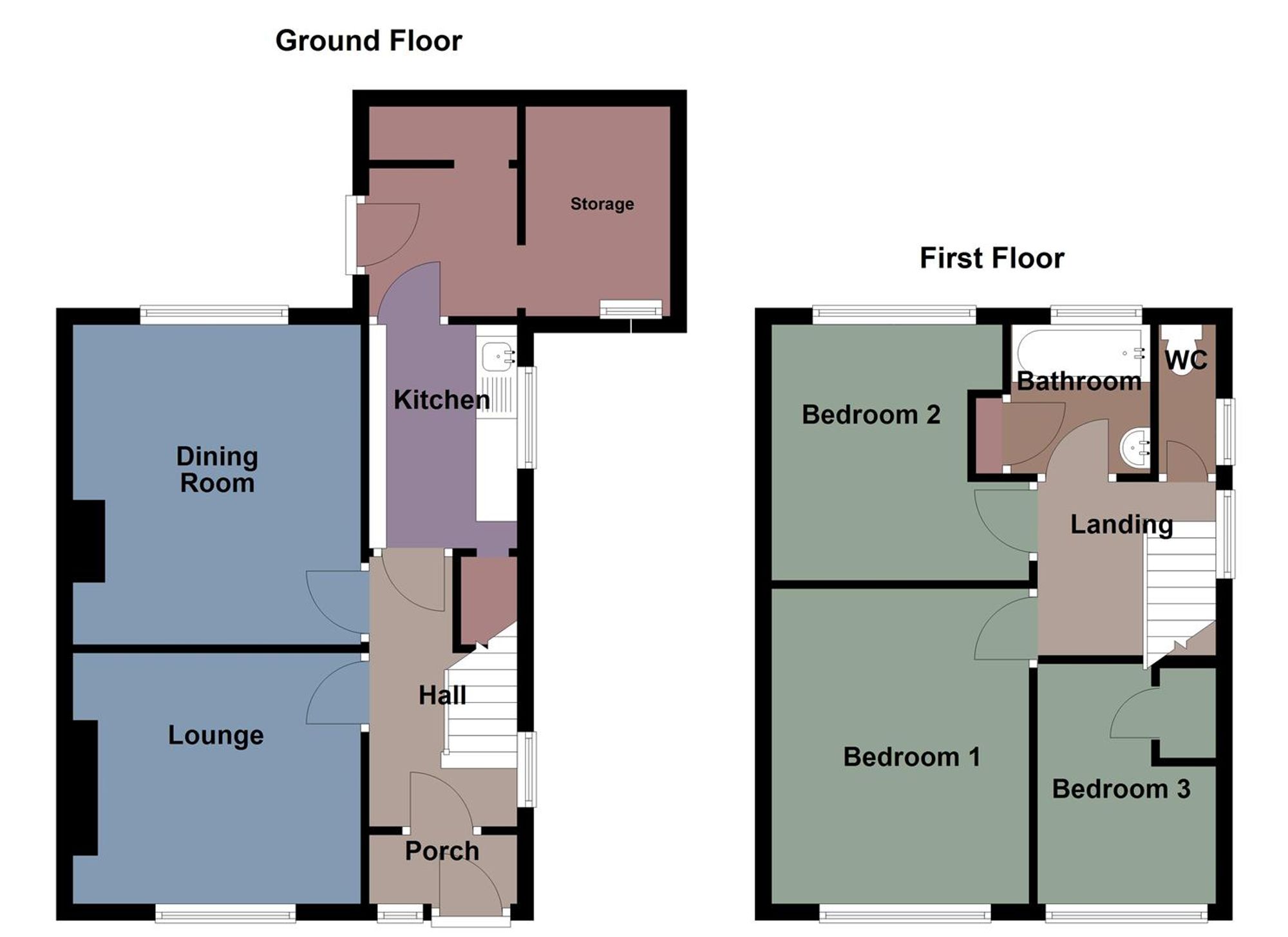 69, Woodside Crescent, Swansea floorplan