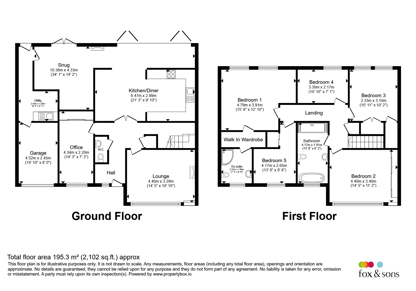 13, High Oaks, Crawley floorplan