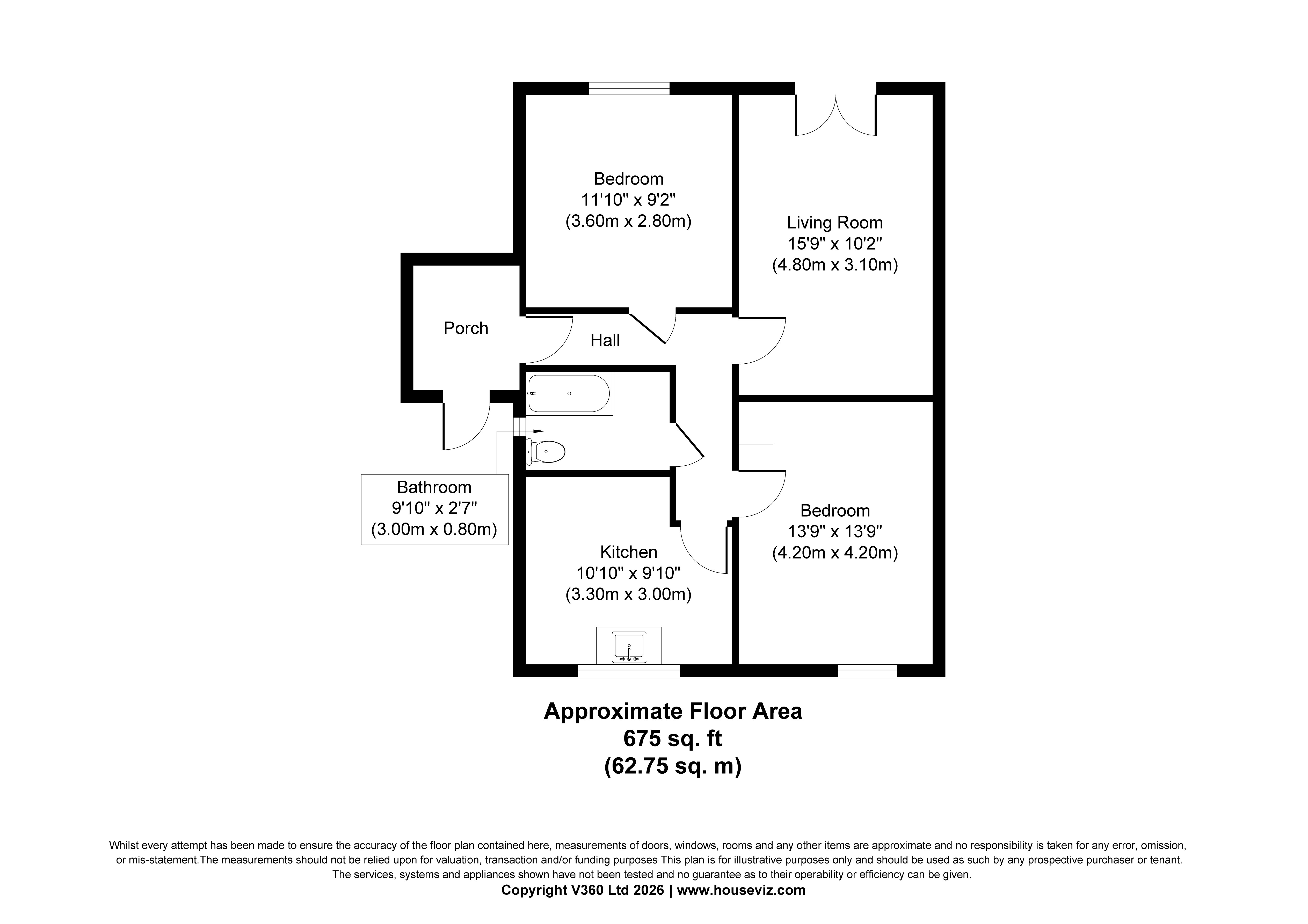 31, Windmill Rise, Sudbury floorplan