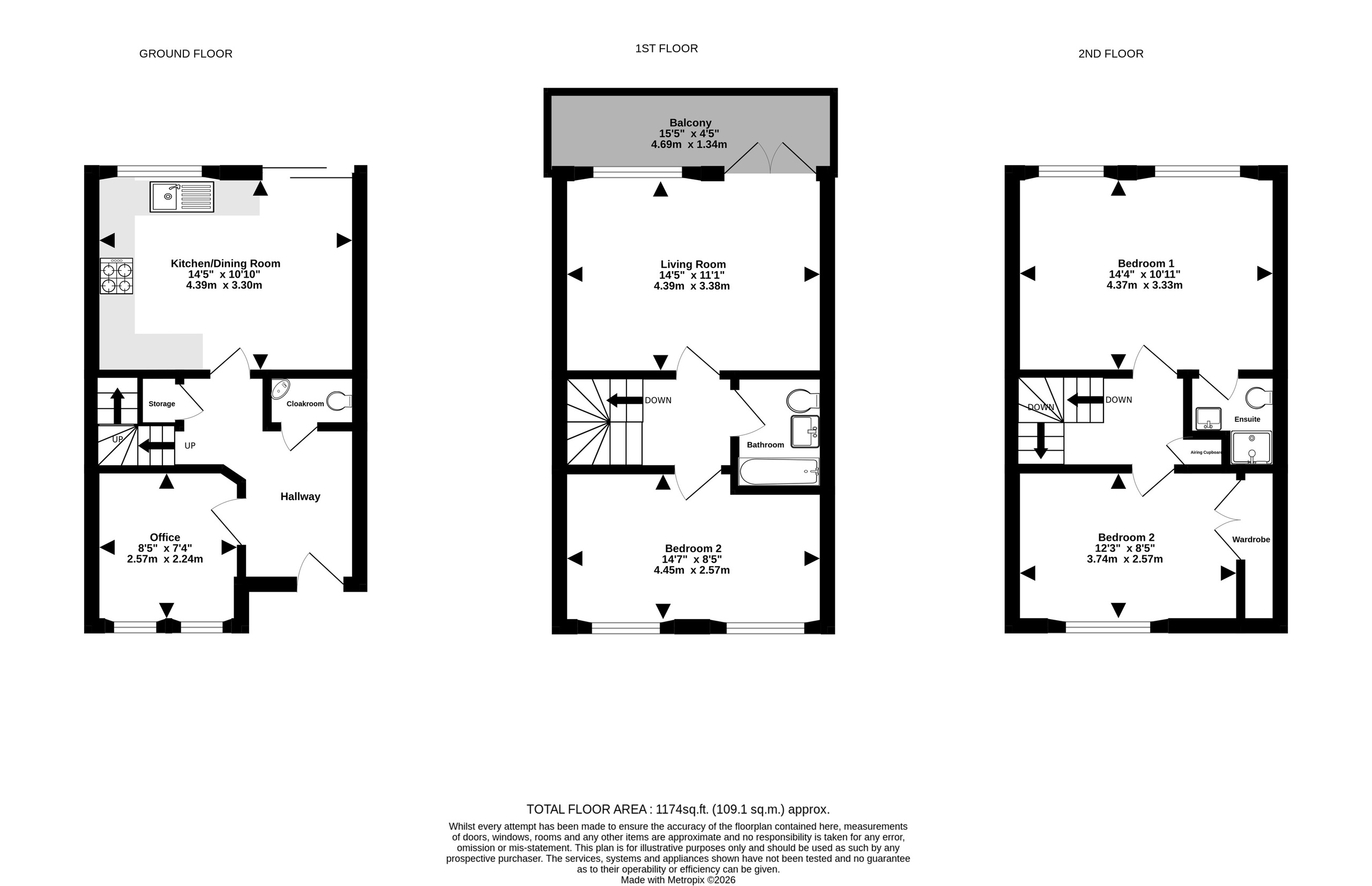 153 Ashley Down Road, Bristol floorplan