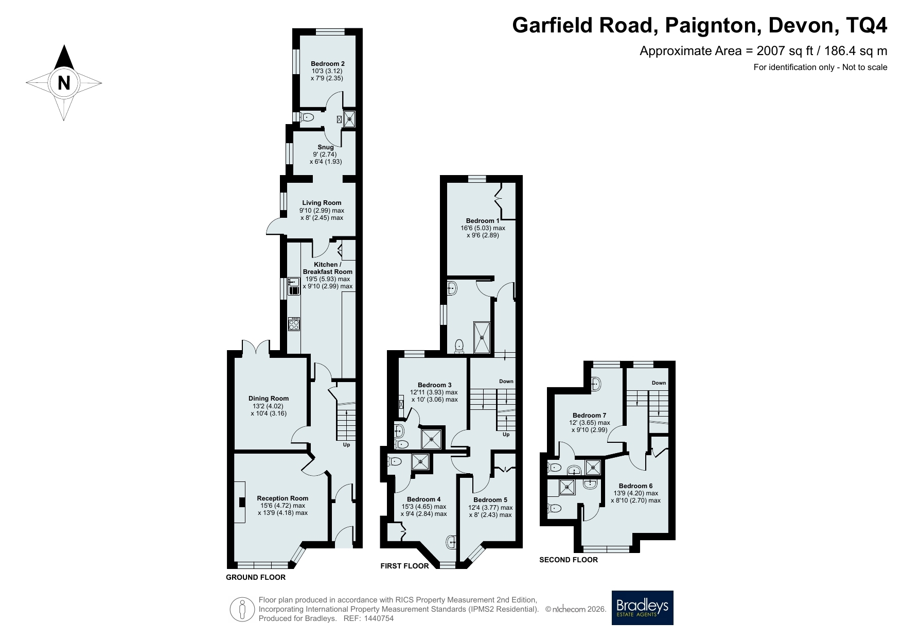 21 Garfield Road, Paignton Devon, Devon floorplan