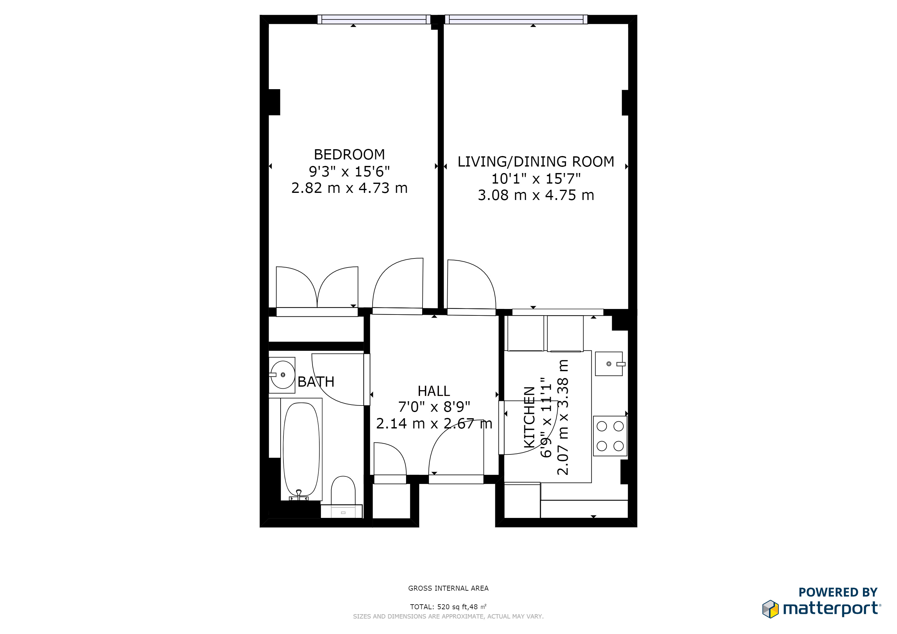 1 Bedrooms Flat for sale in Royle Building, 31 Wenlock Road, London N1