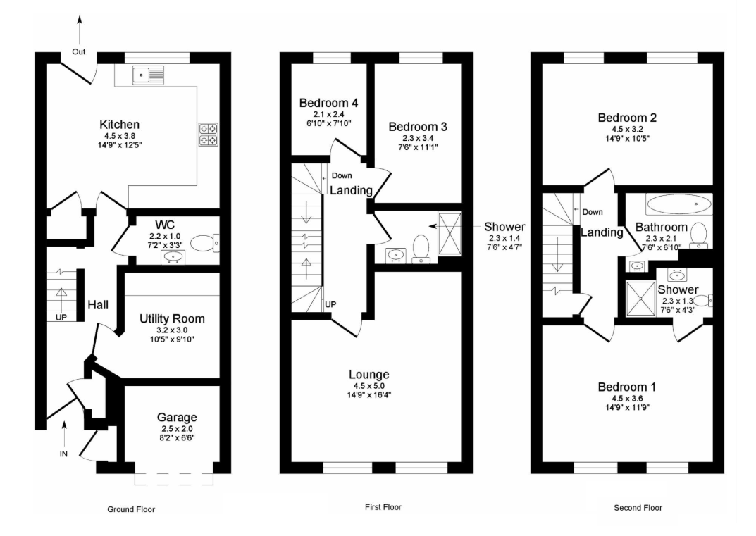 38, Auchenkist Place, Kilwinning floorplan