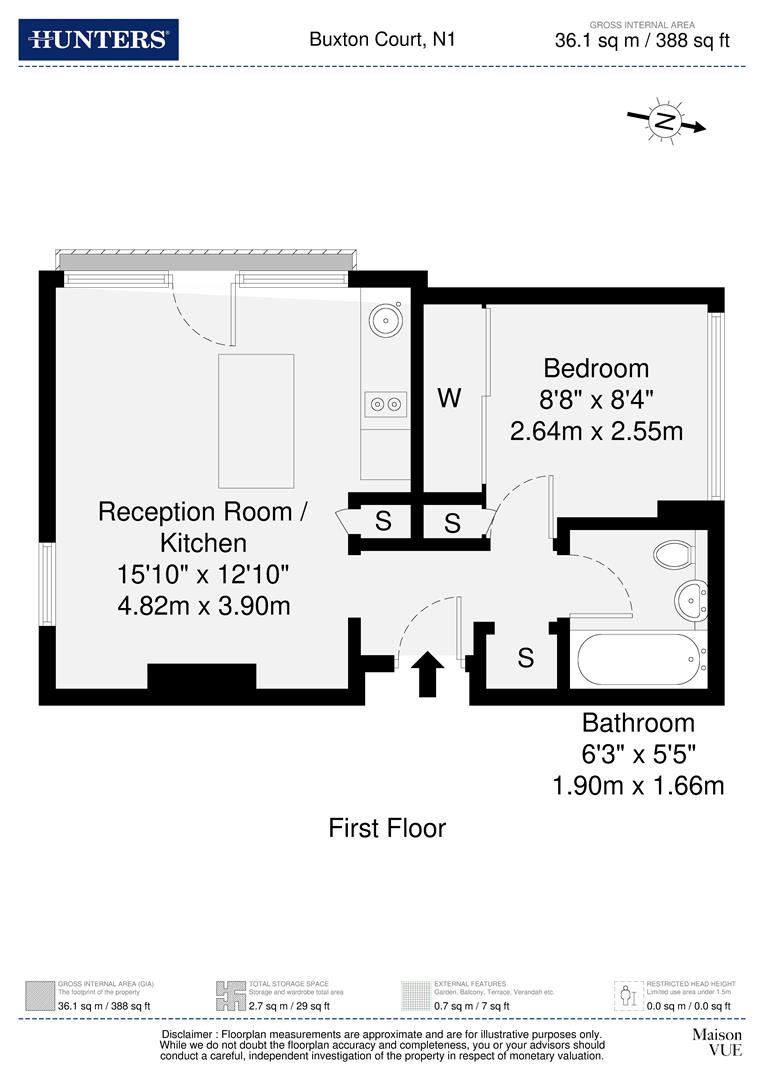 flat 66, Thoresby Street, London floorplan