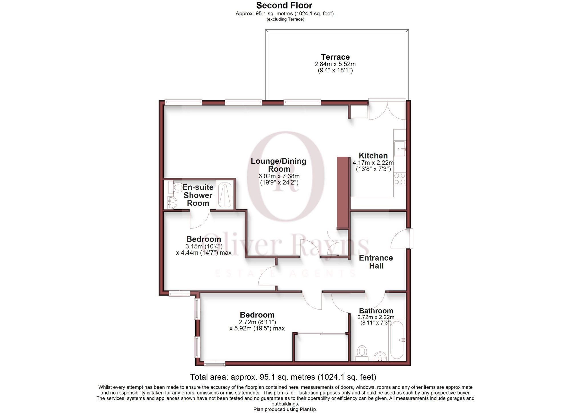 Flat 8, 76 Clarendon Park Road, Leicester floorplan