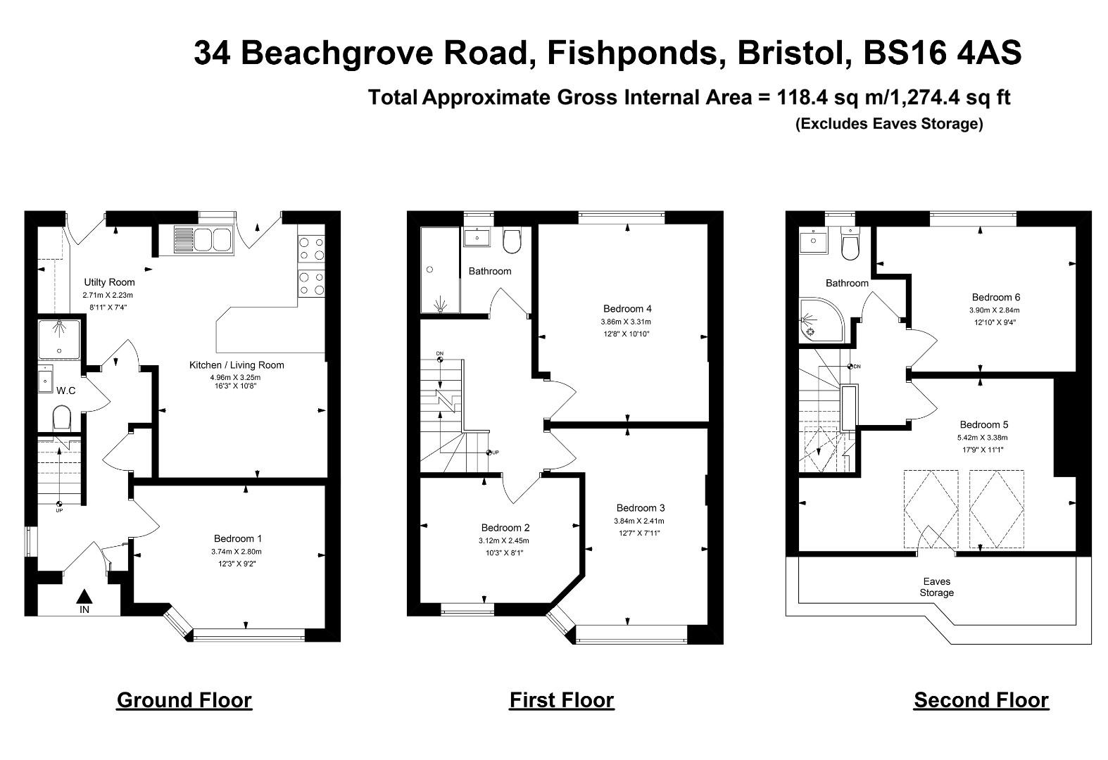 34, Beachgrove Road, Bristol floorplan