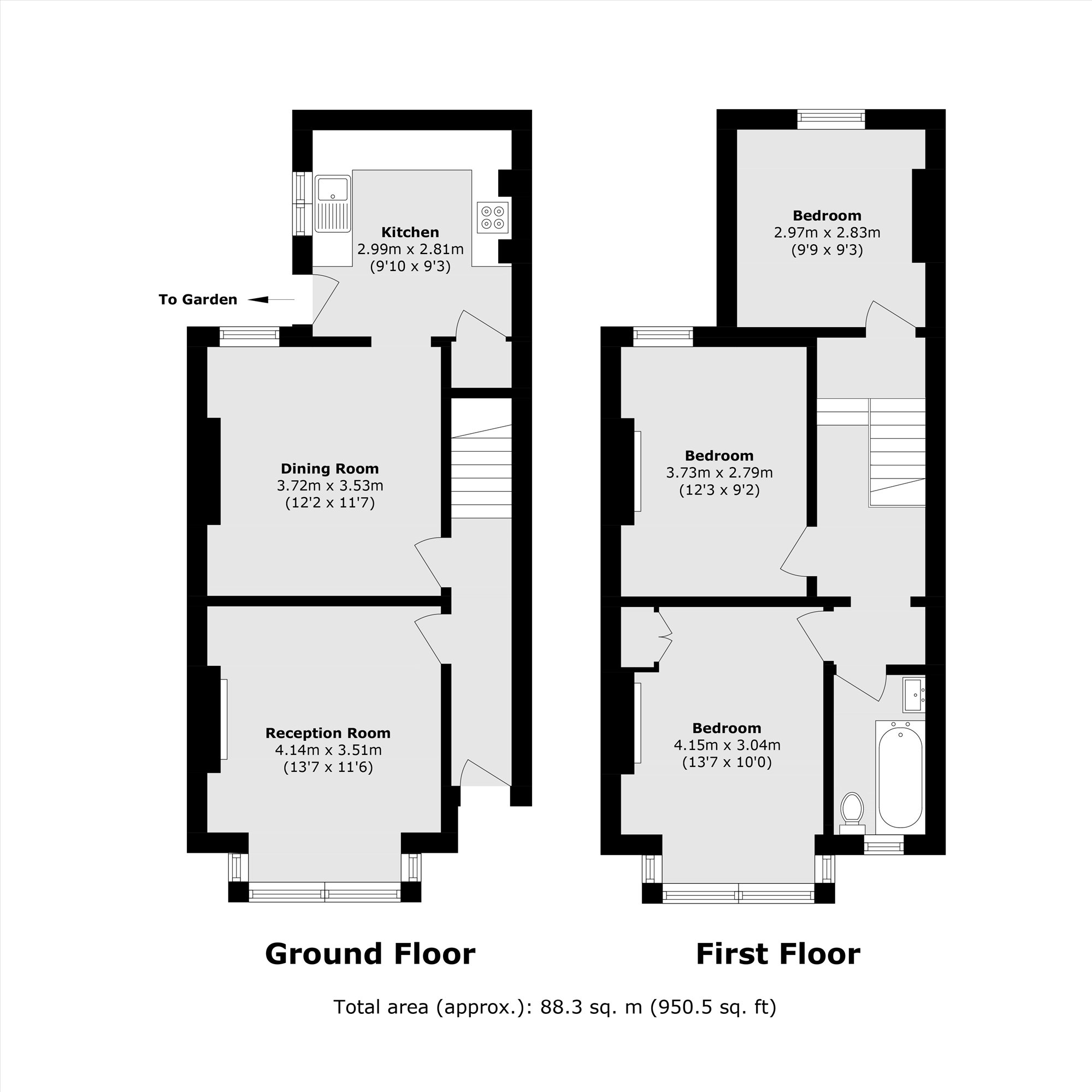 Balfour Road, London floorplan