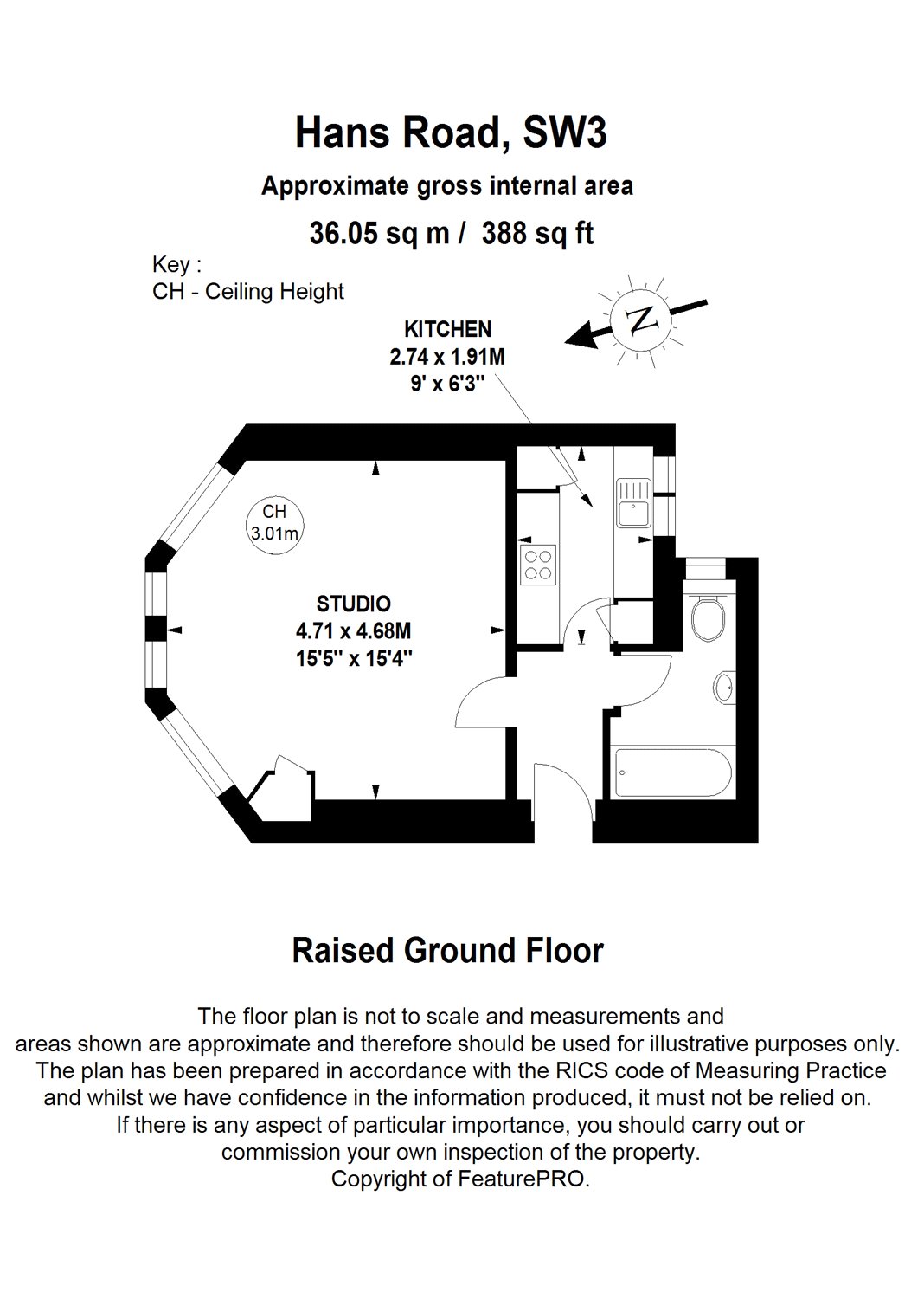 0 Bedrooms Studio to rent in Hans Road, Knightsbridge, London SW3