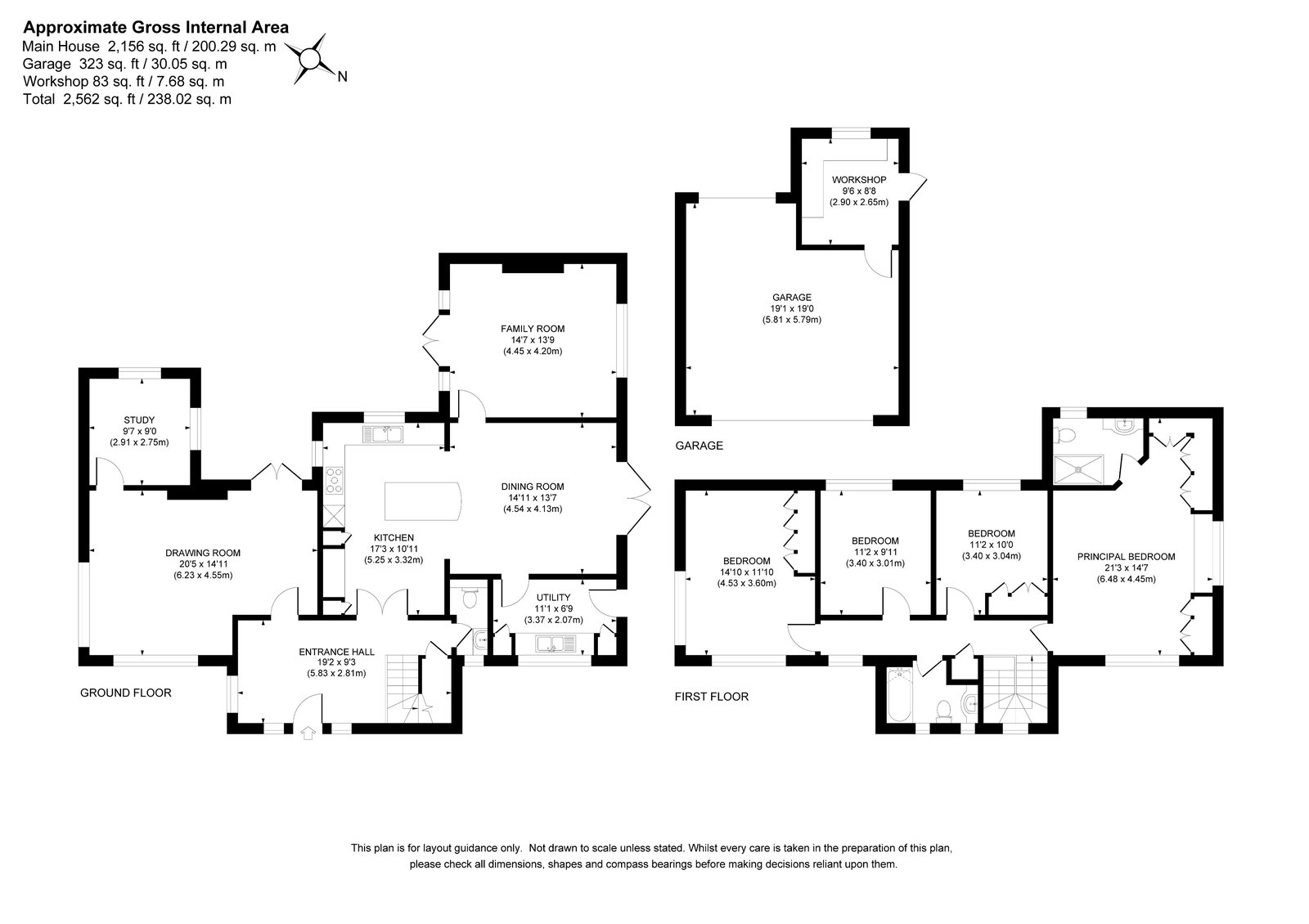 Mandeville, Heath View, Leatherhead floorplan