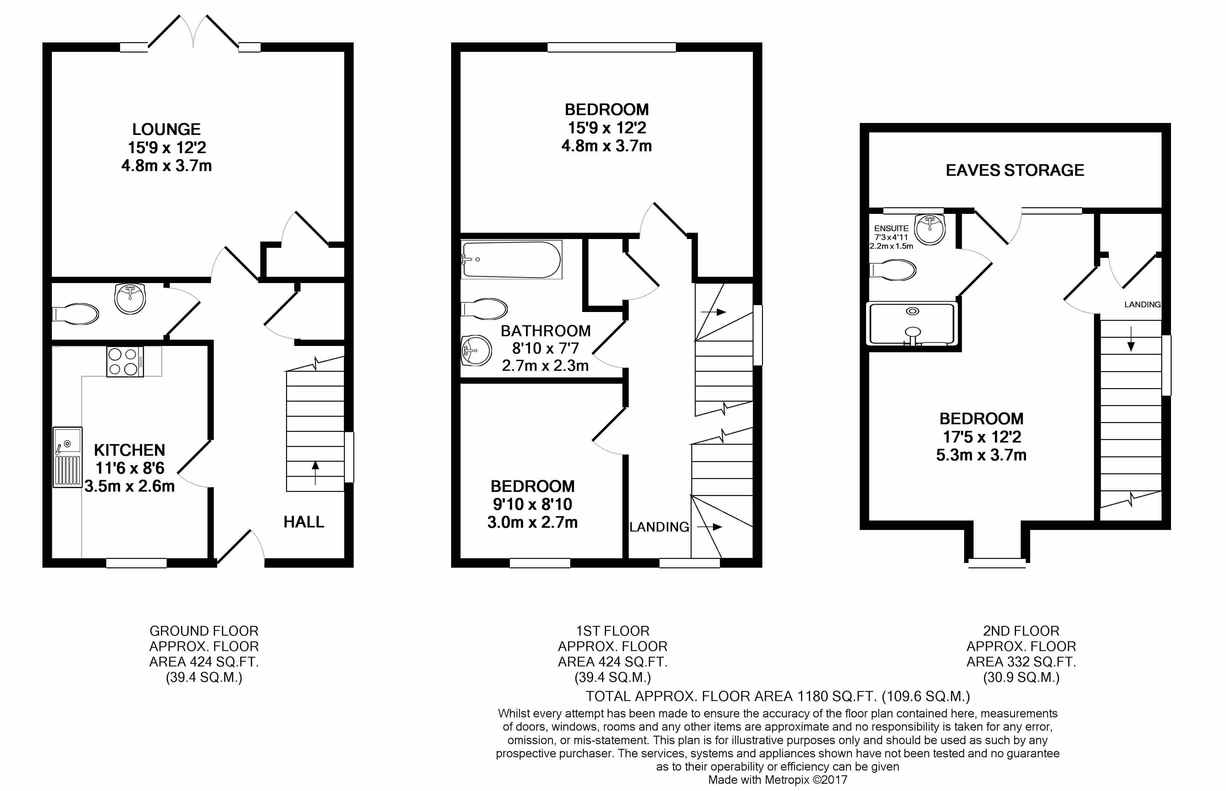 3 Bedrooms Semi-detached house to rent in Ronald Eastwood Row, Ashford TN23