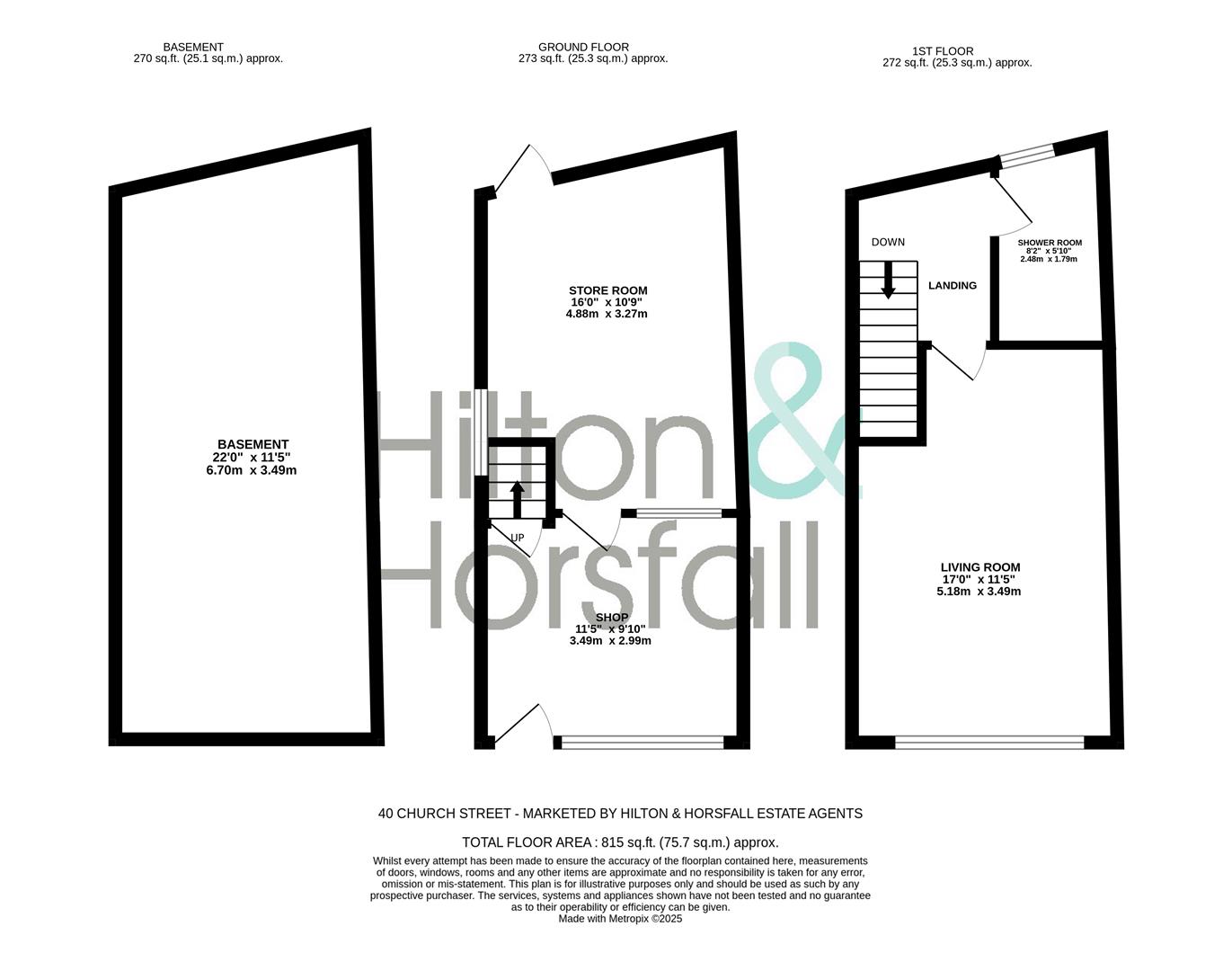 40, Church Street, Burnley floorplan