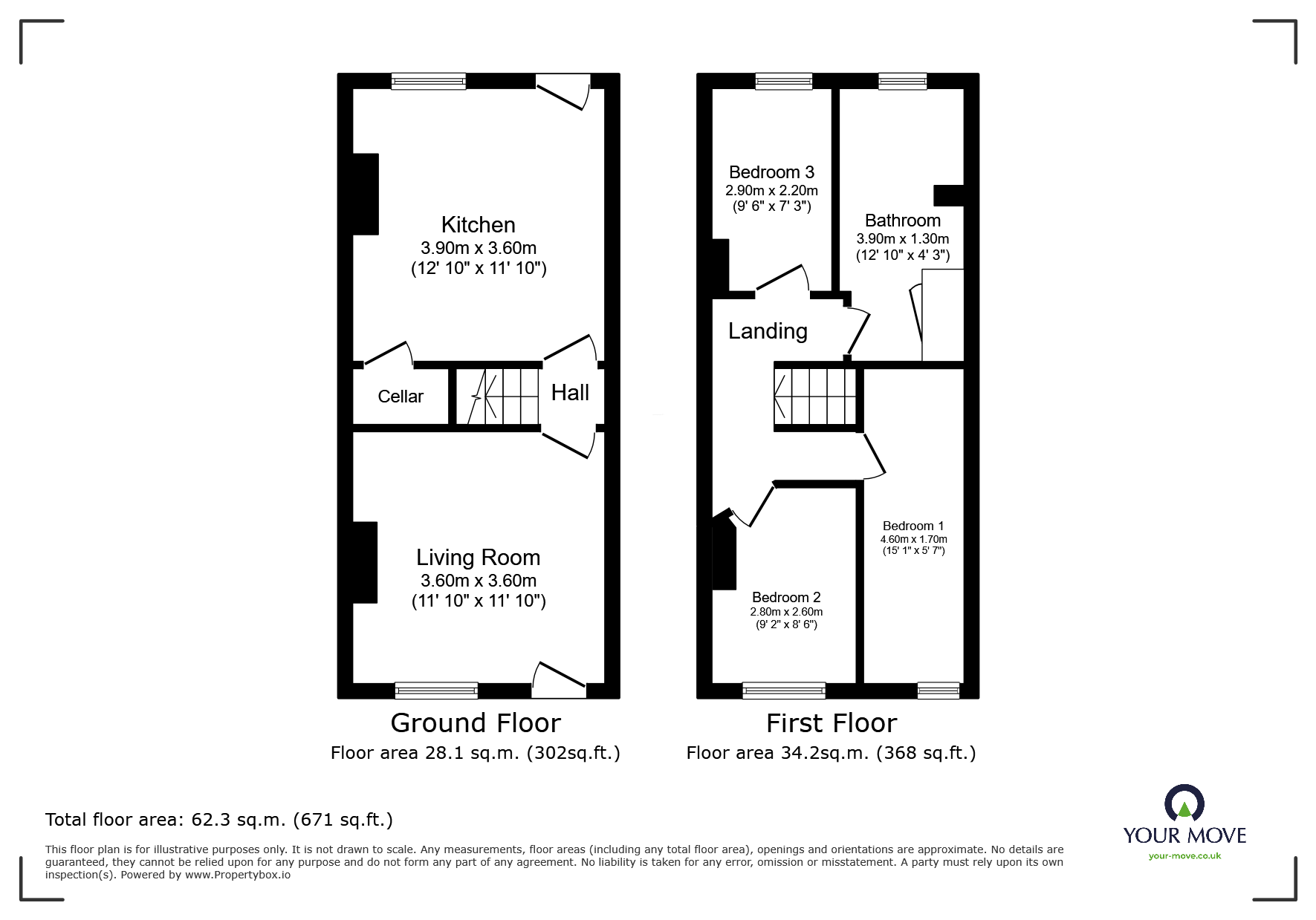 63, Dovercourt Road, South Yorkshire floorplan