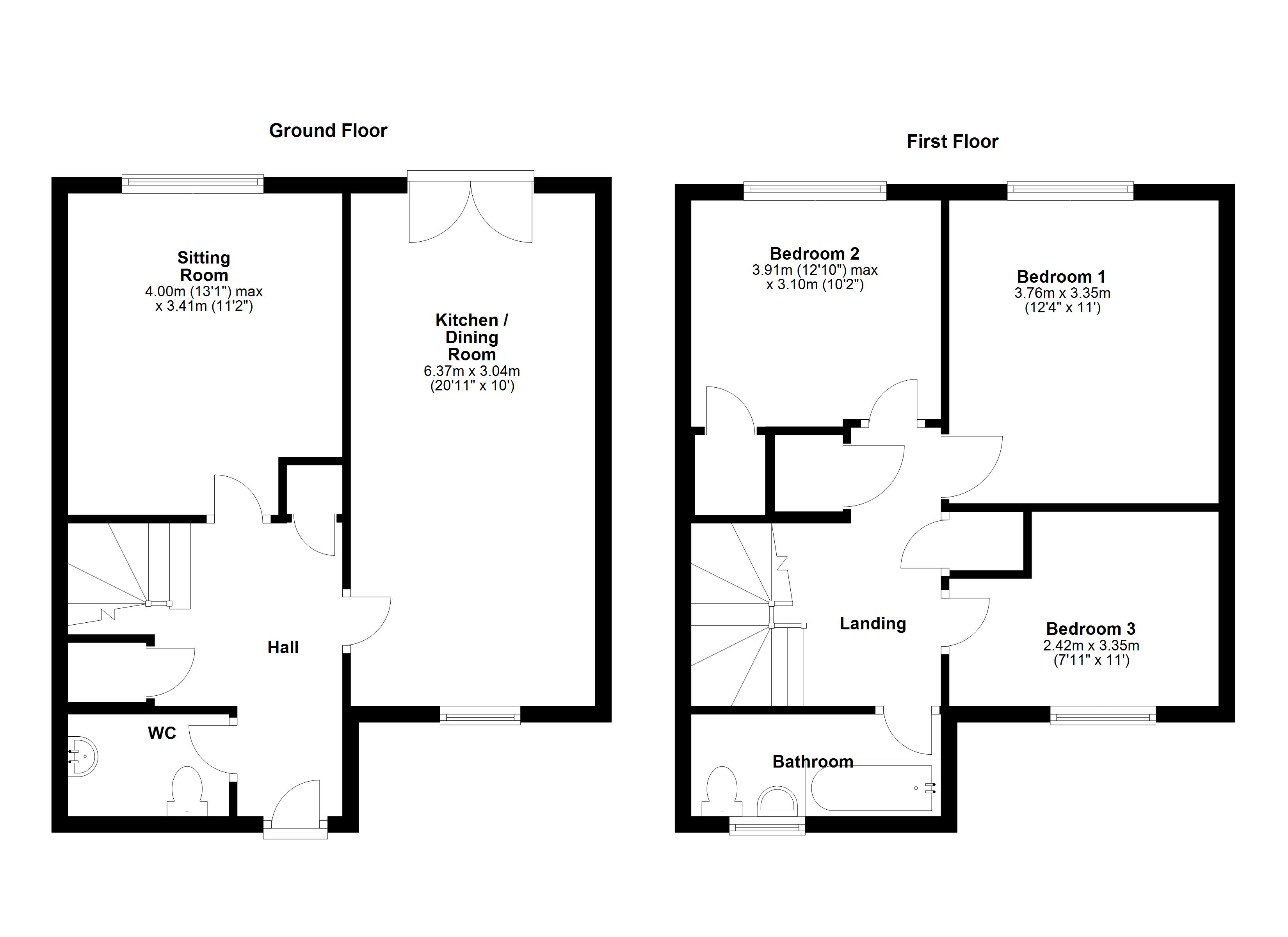 5, Fourstones, Tyne and Wear floorplan