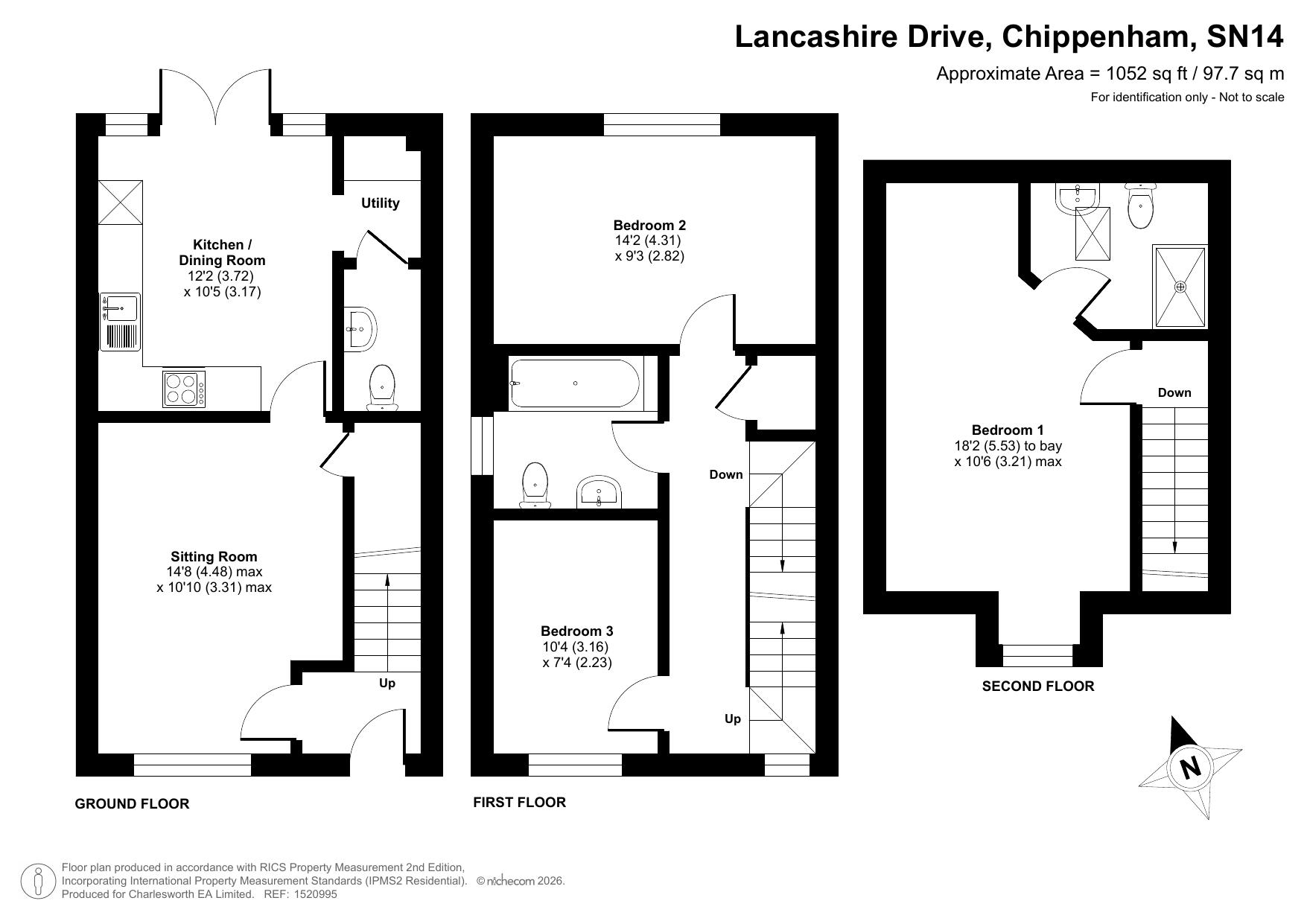 33, Lancashire Drive, Wiltshire floorplan